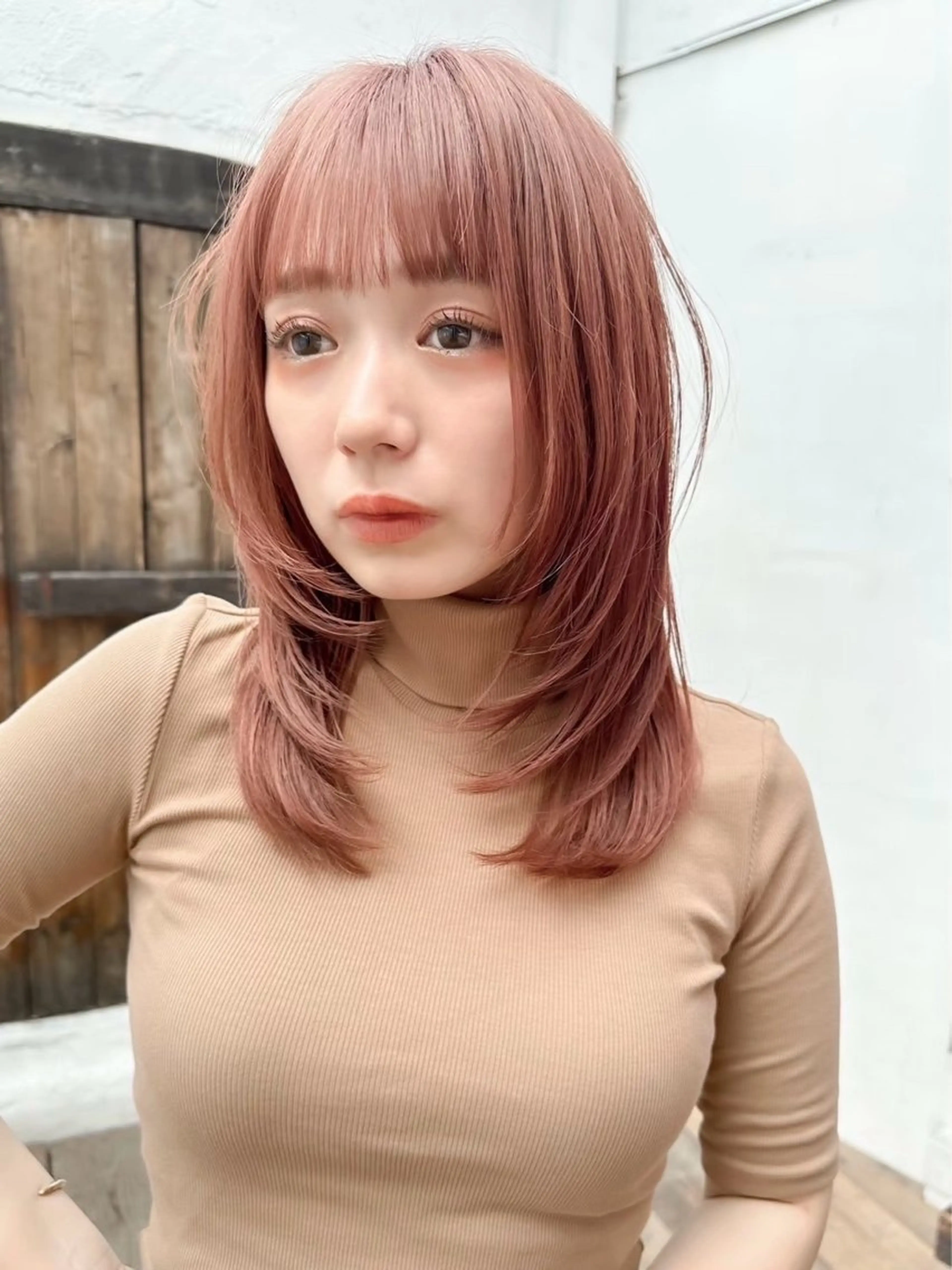 🎀👸🏼毛先ワンカールパーマ👸🏼🎀+カット+プレミアムトリートメント付‼️ミディアム/ロングレイヤーさん向け✨の写真