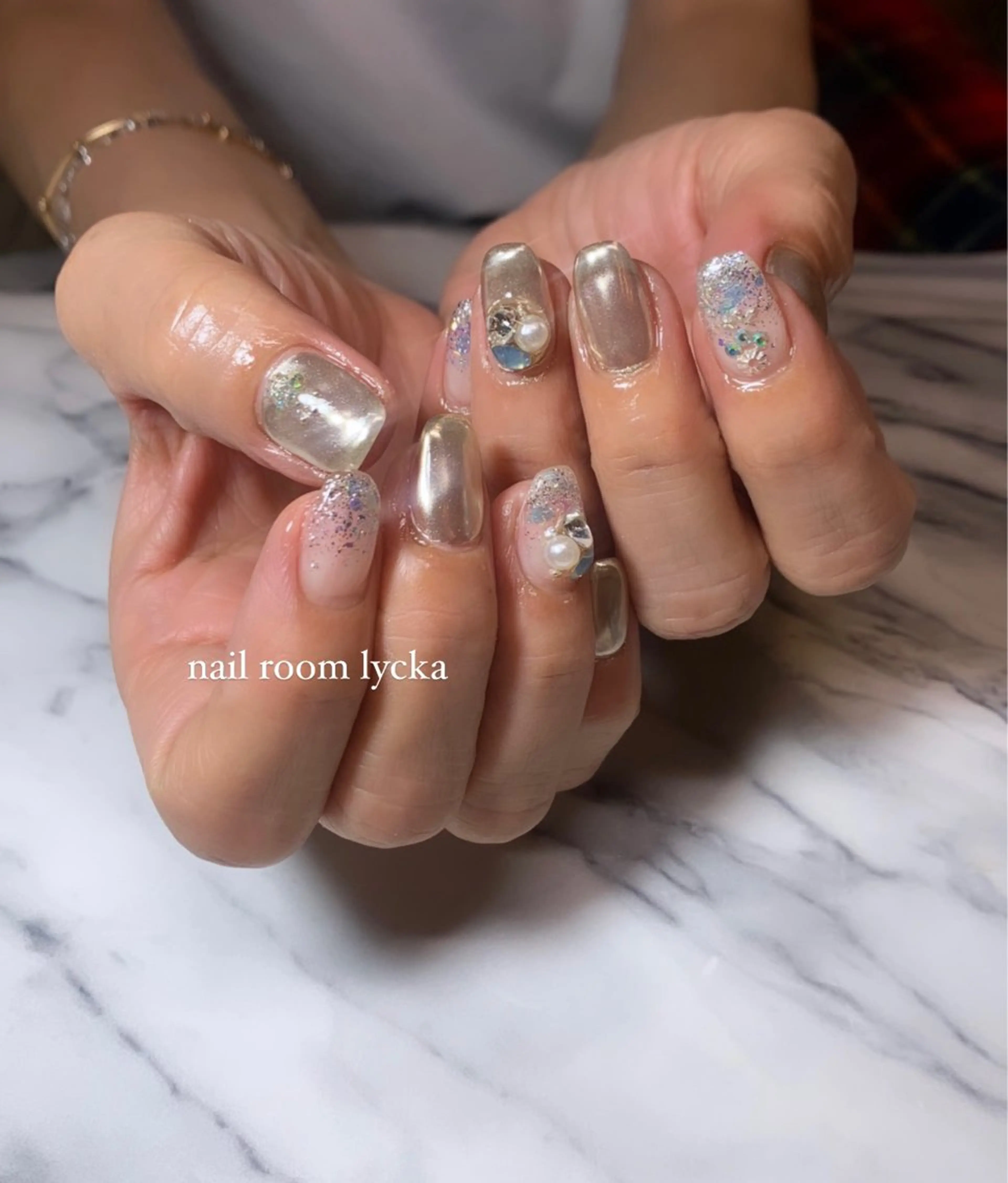 ネイル ﾈｲﾙﾙｰﾑﾘｯｶ 𝐦𝐚𝐲𝐮のネイルデザイン