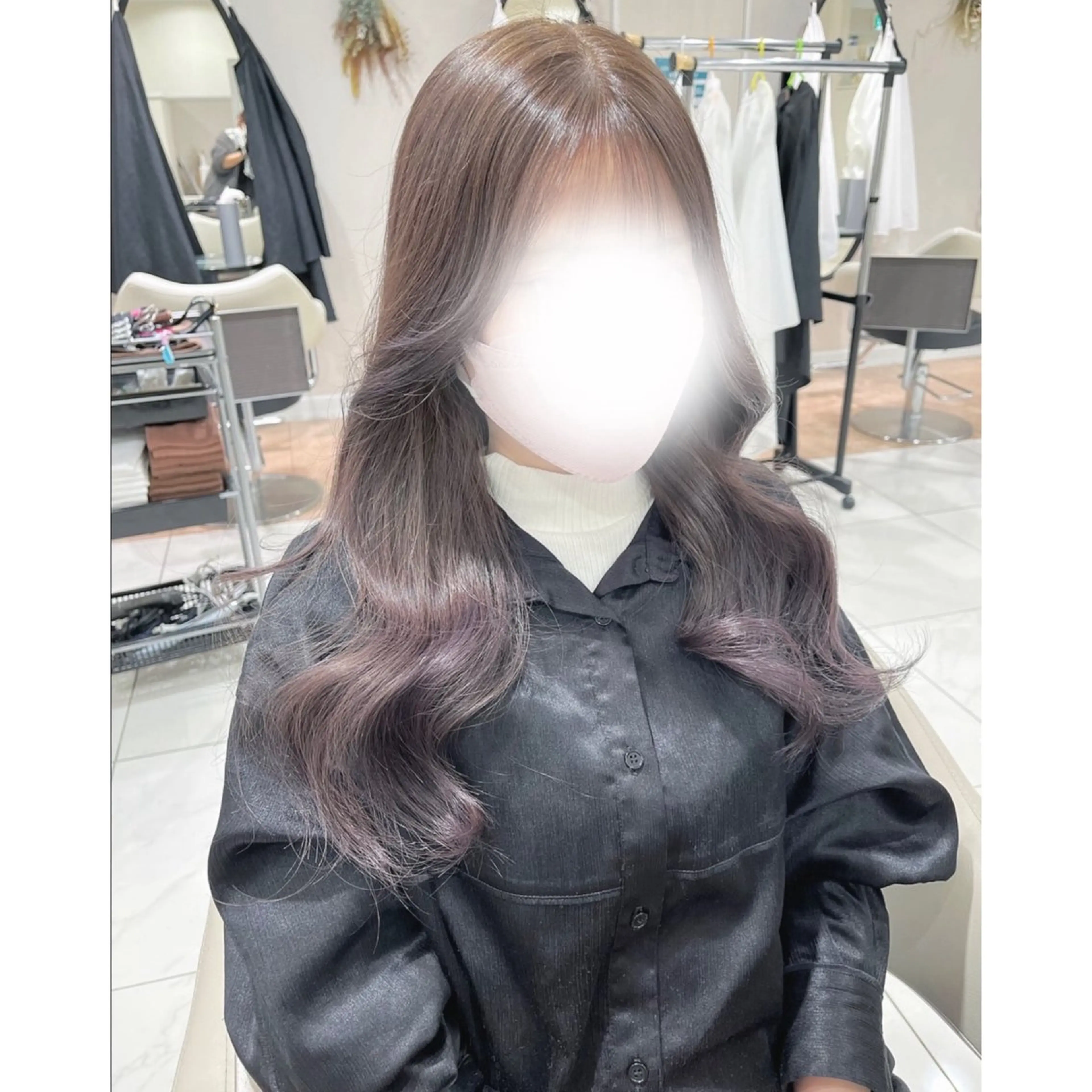 ロング カラー 韓国ヘア 🎀中川綾乃🎀のヘアスタイル