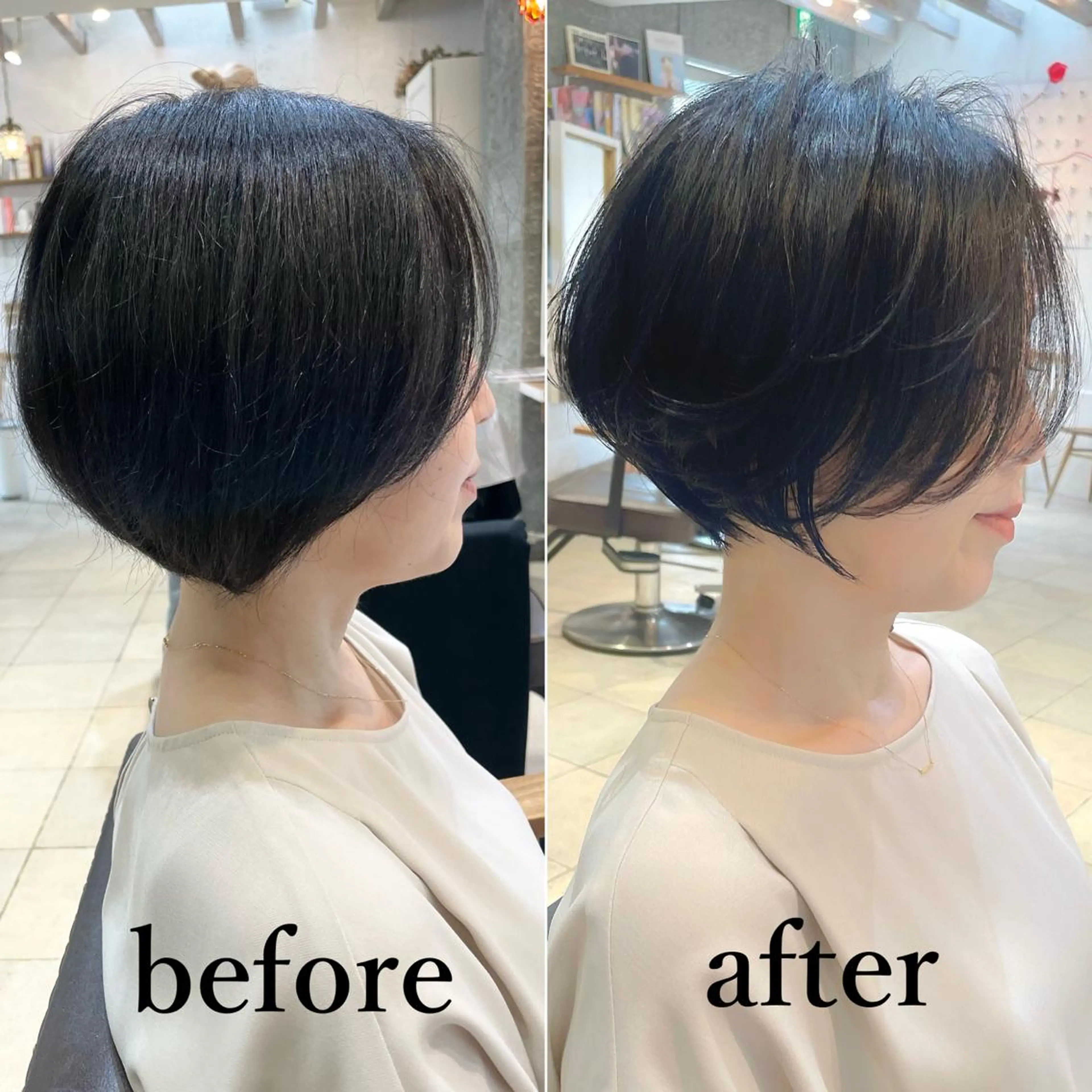 ショート 表参道/大人ショート カットモデル募集⭐︎のヘアスタイル