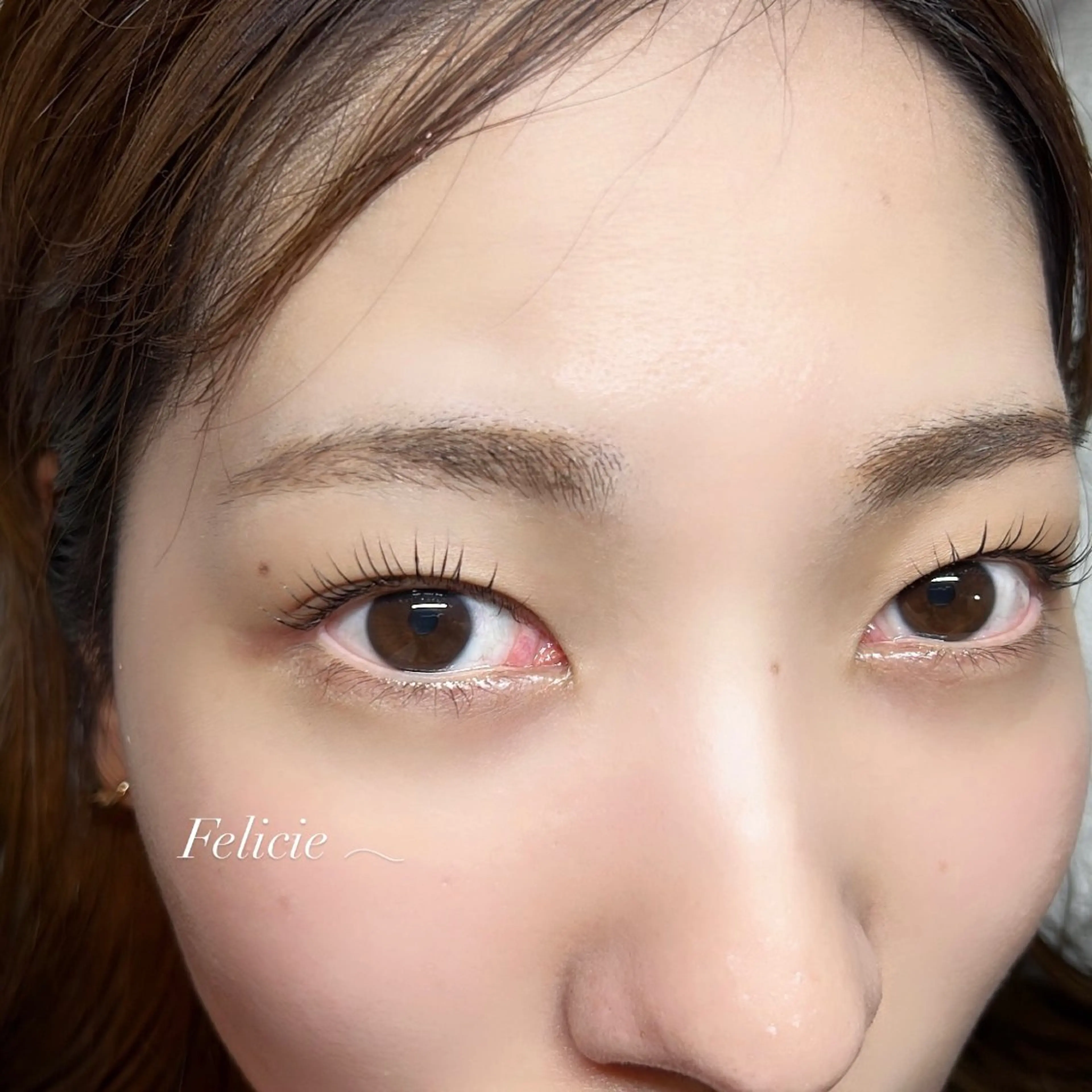 マツエク・マツパ パリジェンヌラッシュリフト マツパ Felicie＊ Sayakaのマツエク・マツパデザイン