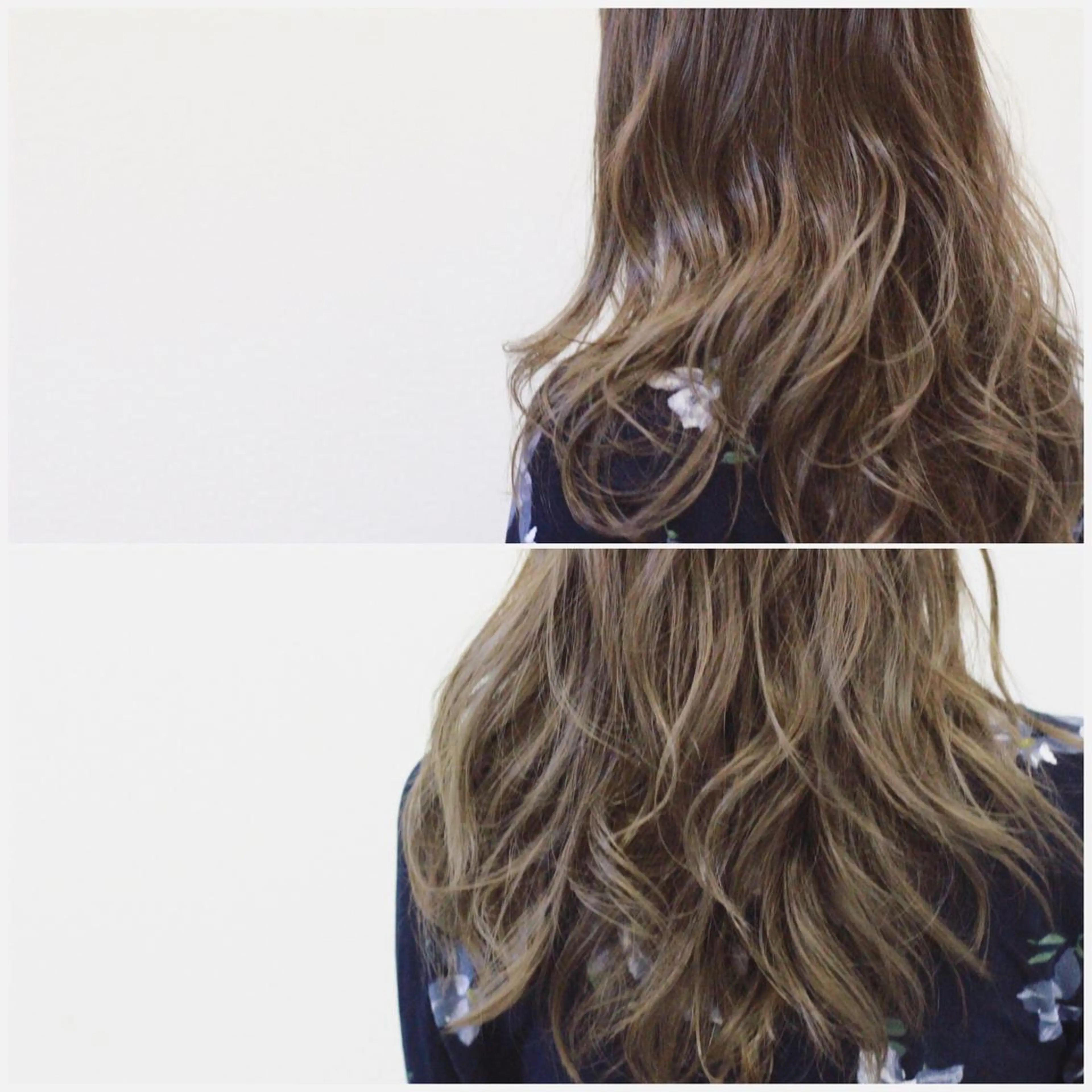 セミロング カラー ベージュカラー ハイトーンカラー ハイトーンベージュ カット 縮毛矯正 Viage （ビアージュ）のヘアスタイル