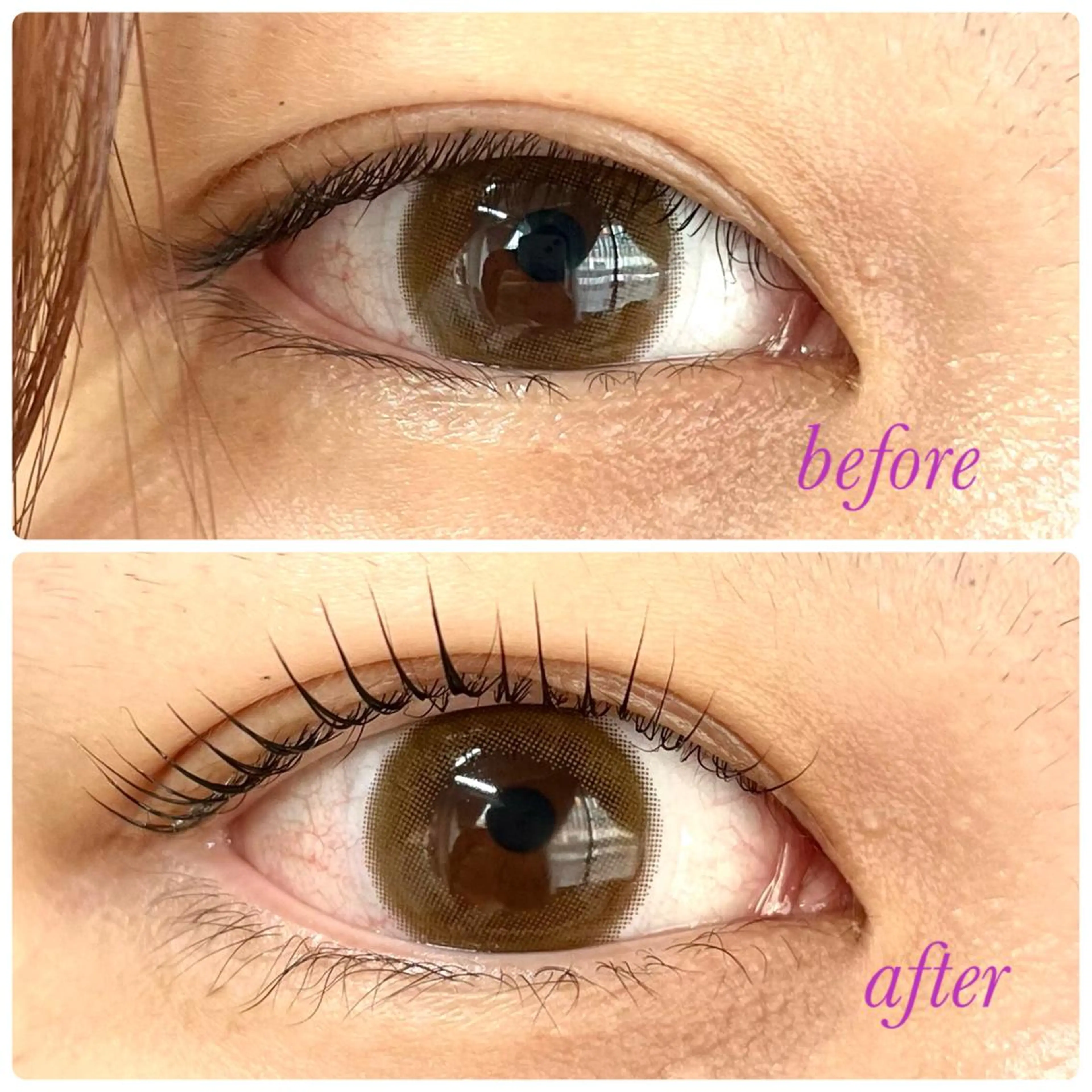 マツエク・マツパ パリジェンヌラッシュリフト lrie ／  moeのマツエク・マツパデザイン