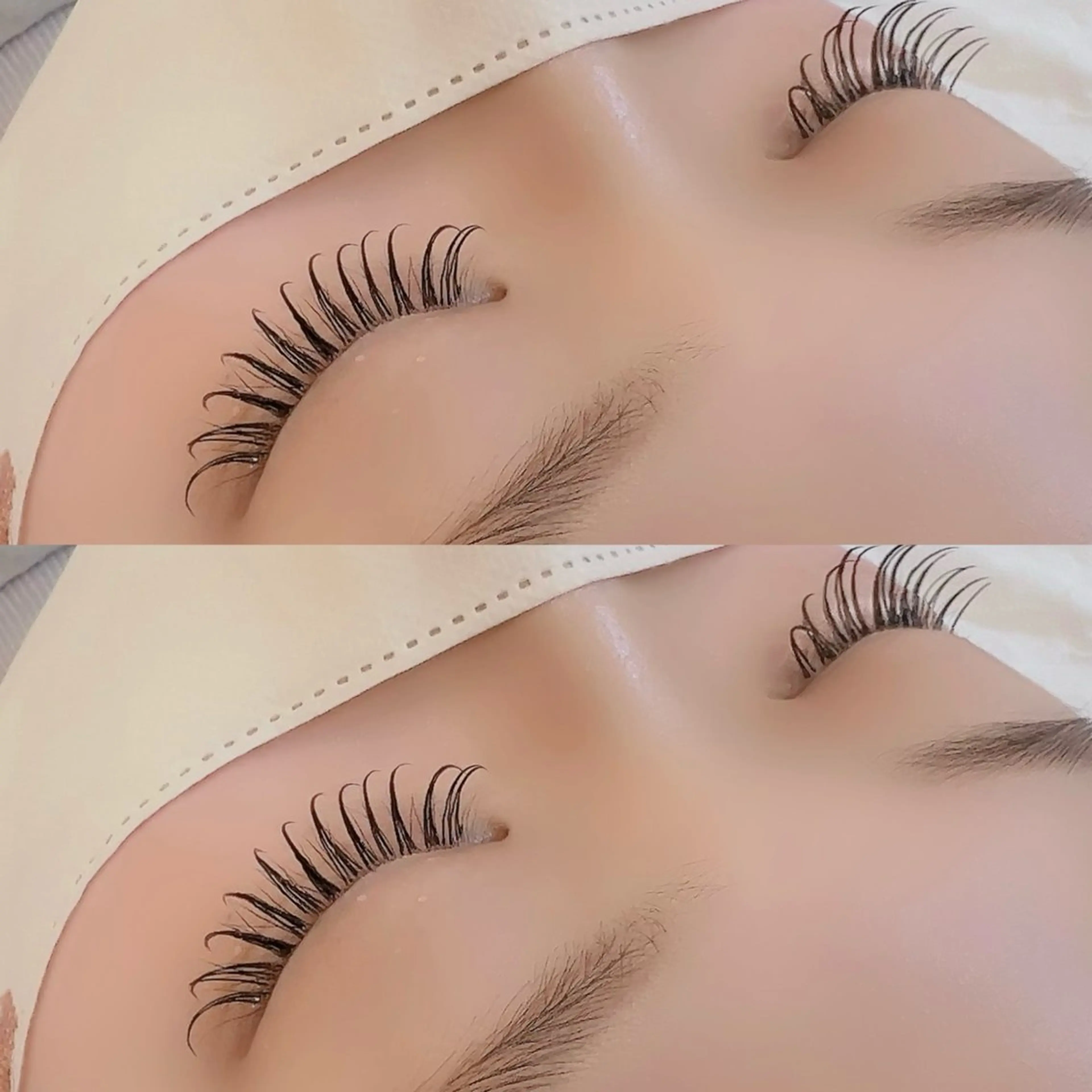 【1h🫧付け放題】LEDグルー変更可🫶🏻フラットラッシュ+撥水クリアコーティング付き¥6250の写真