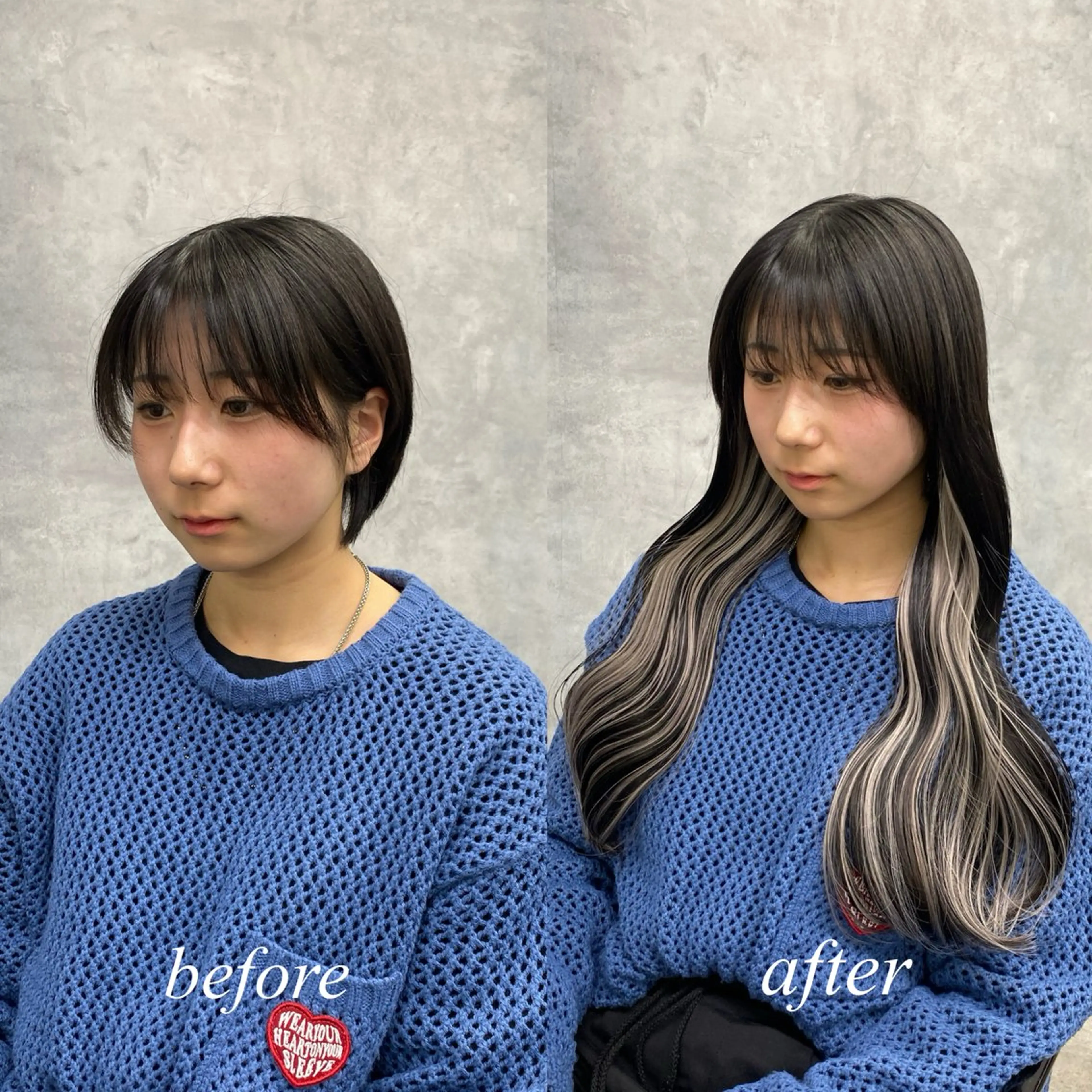 ロング カラー エクステ&"盛れる" 艶髪✨SYURIのヘアスタイル