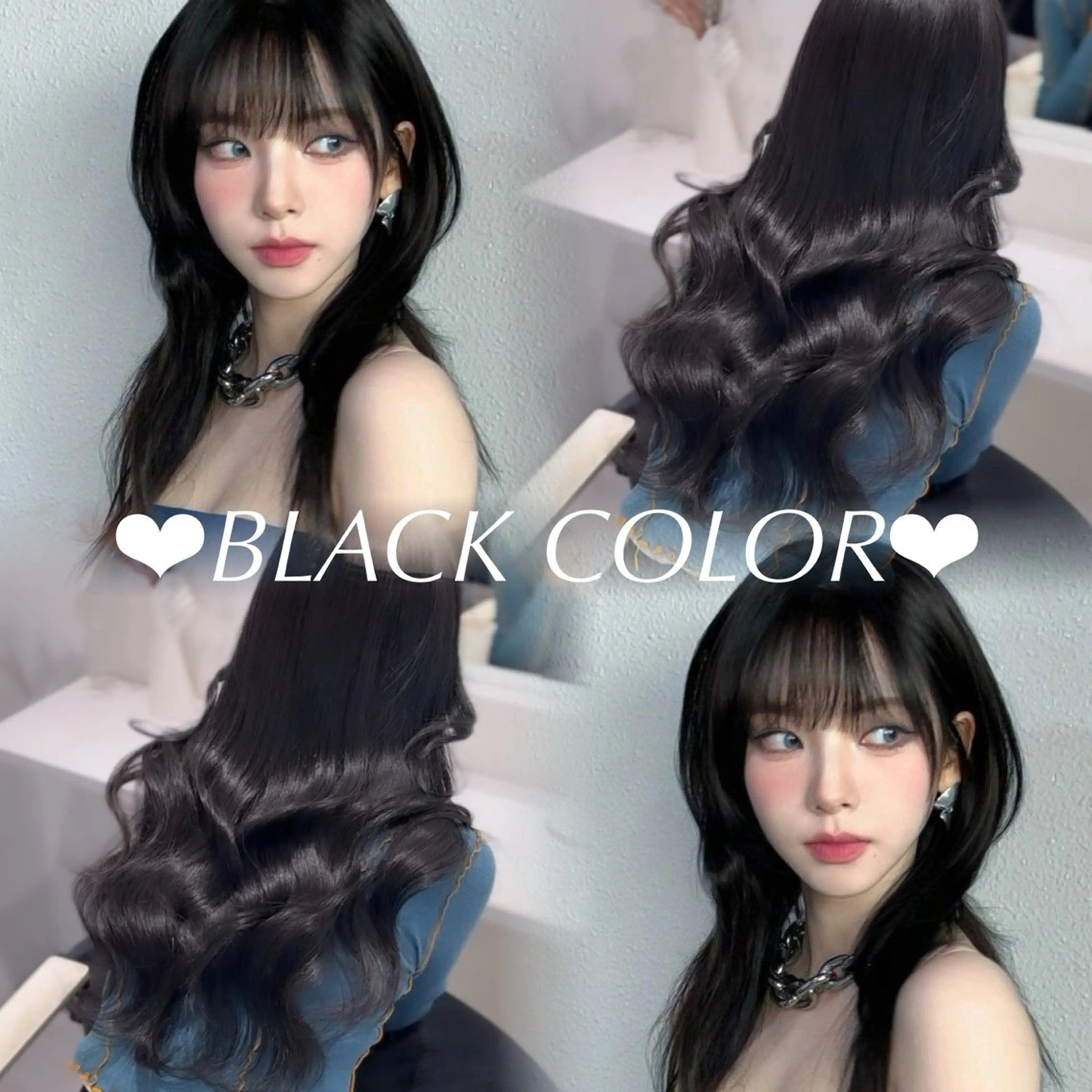 ロング 韓国風ヘア 韓国透明感カラー 🫧SHIHO🫧のヘアスタイル