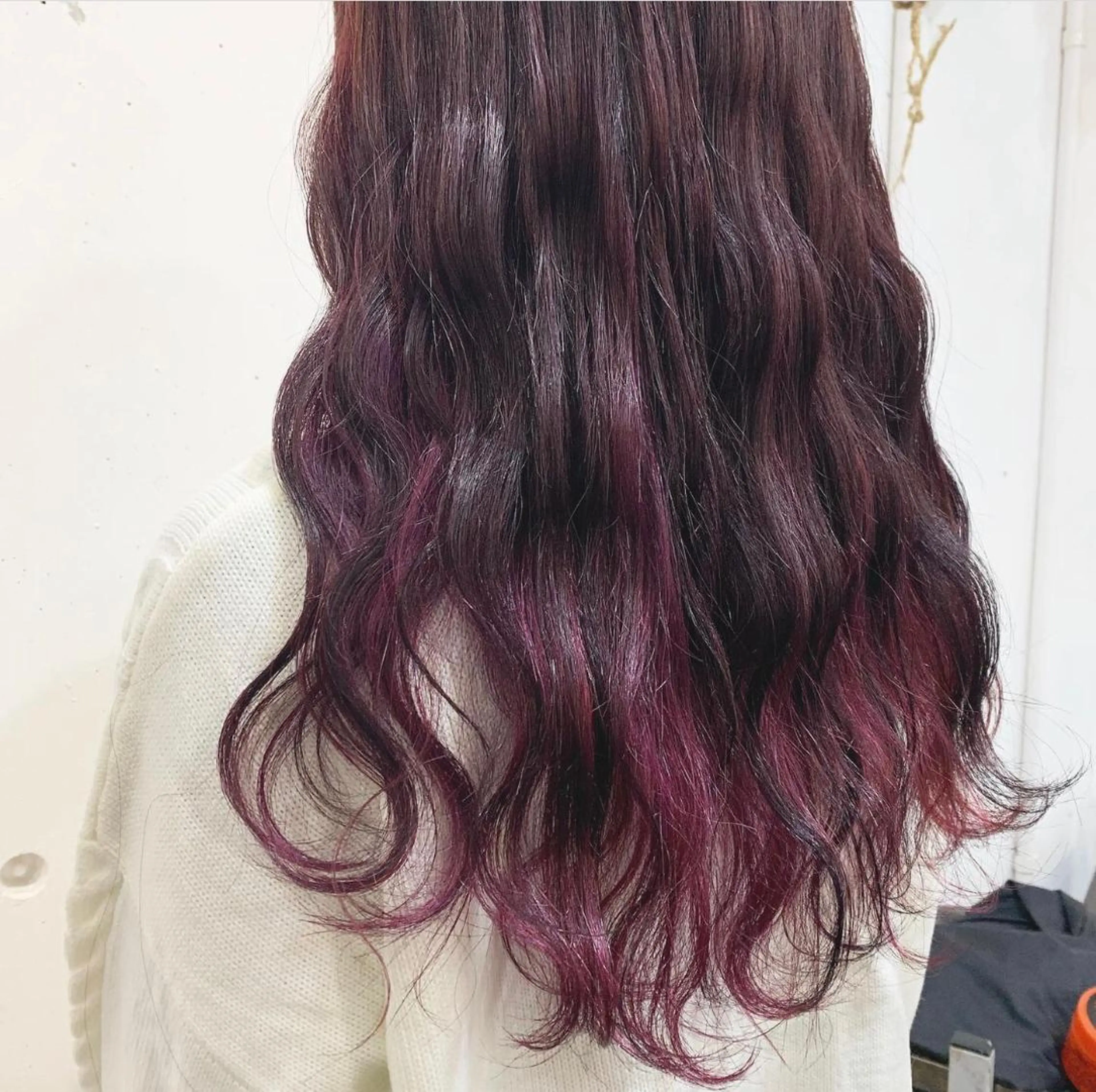 セミロング テラダ ココロのヘアスタイル
