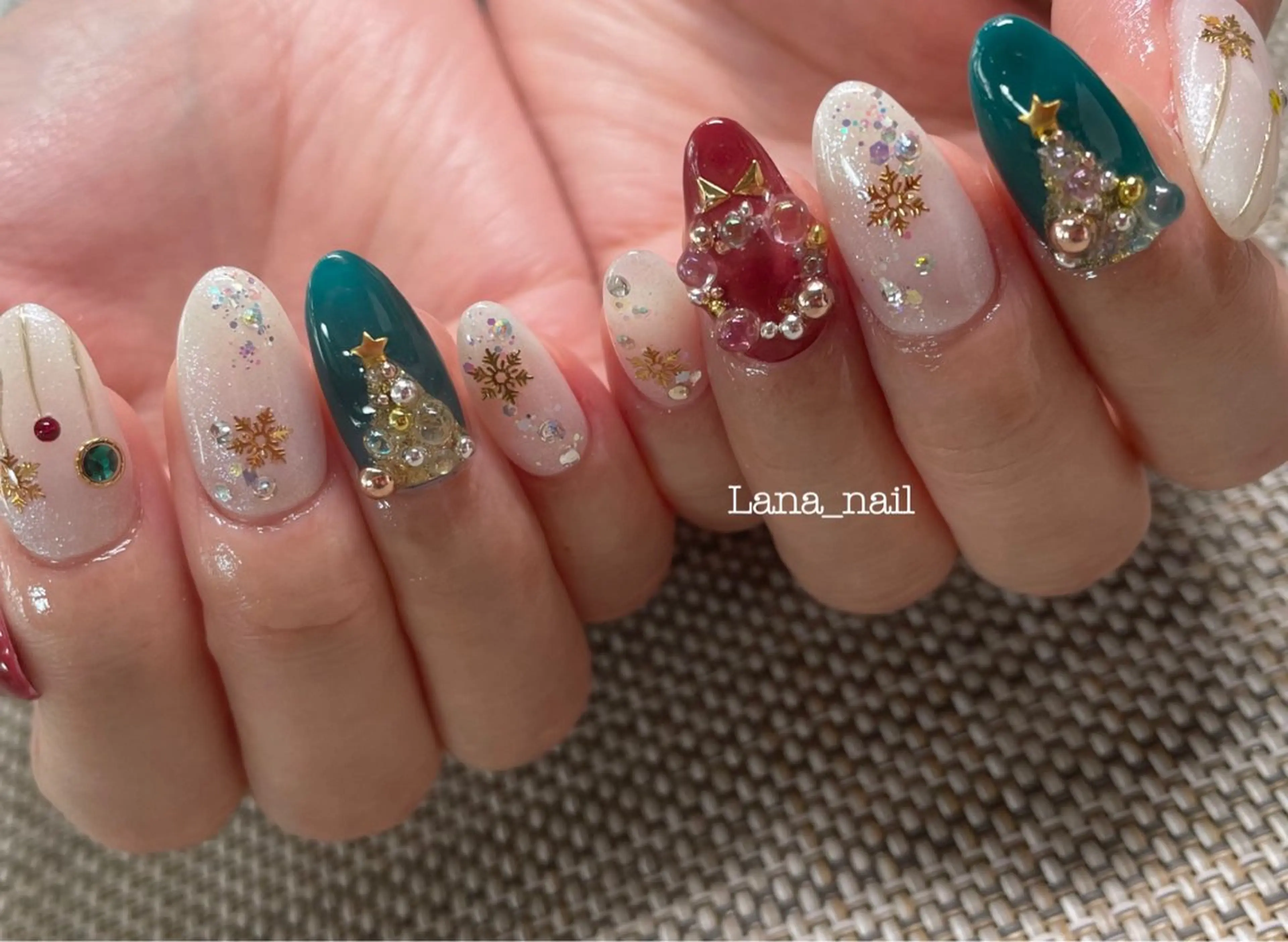 ネイル 冬ネイル クリスマス Lana_ nailのネイルデザイン