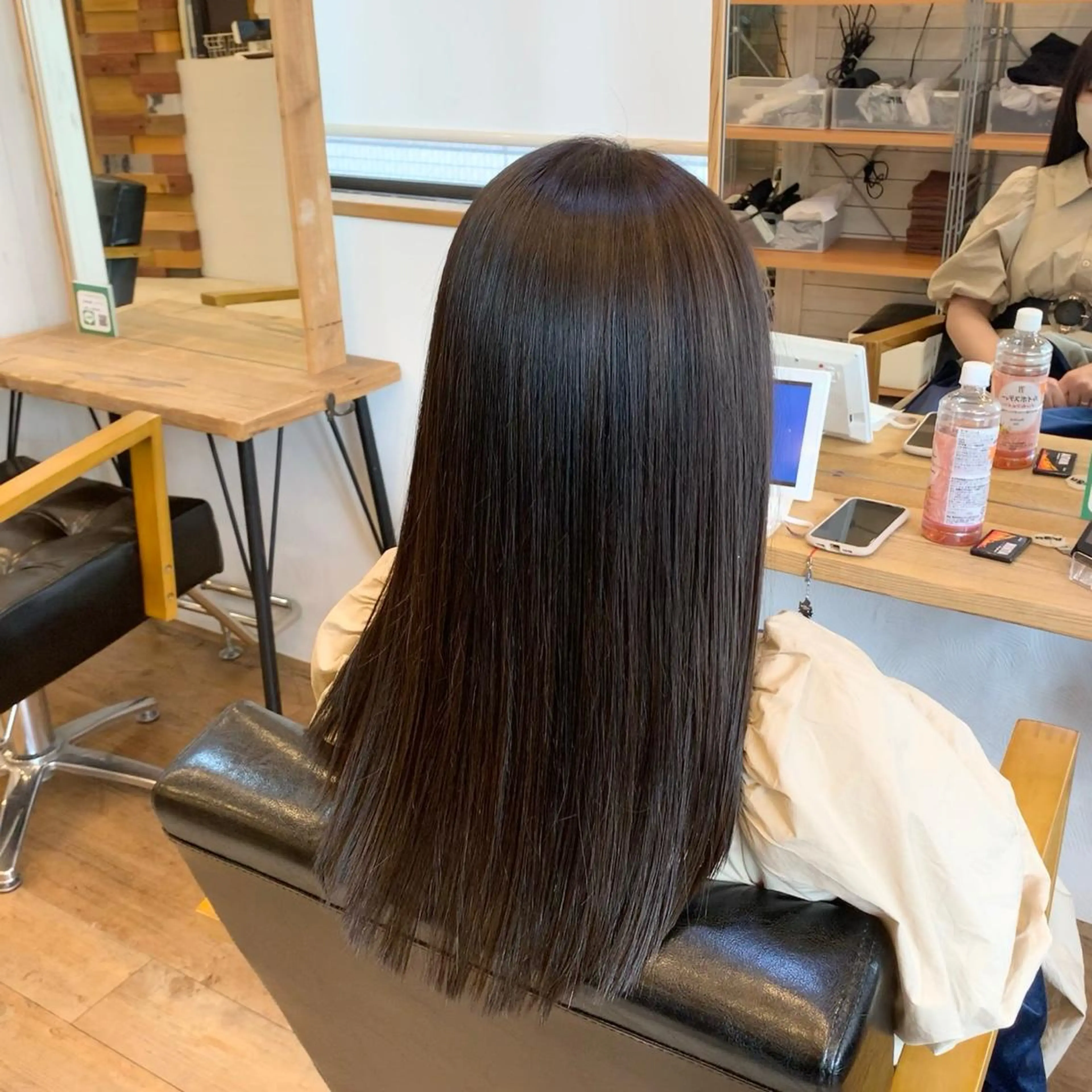 ロング カット ヘアカラー トリートメント 原山 直人のヘアスタイル