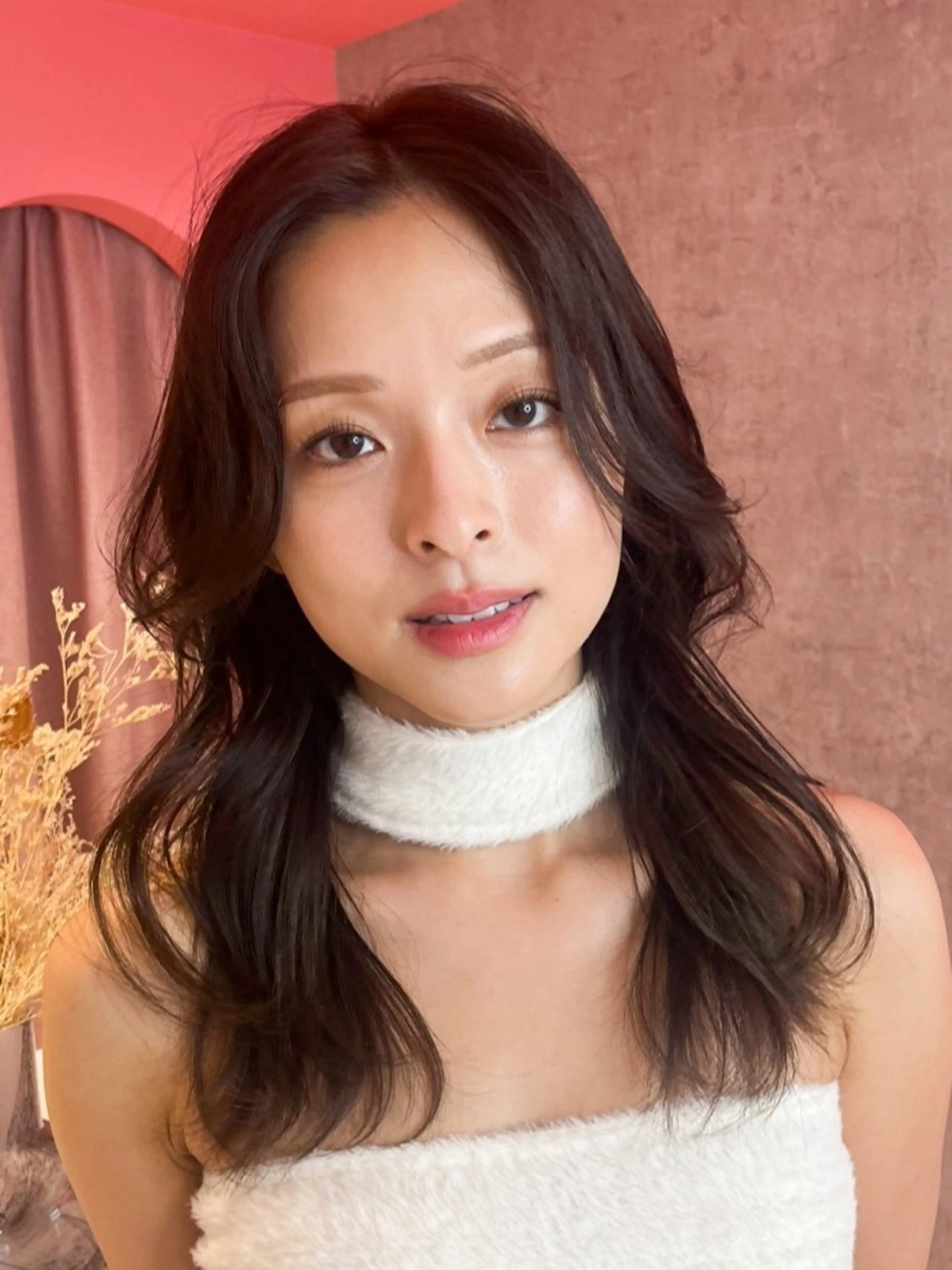 セミロング カラー 山崎/ボブ縮毛矯正 レイヤー髪質改善のヘアスタイル