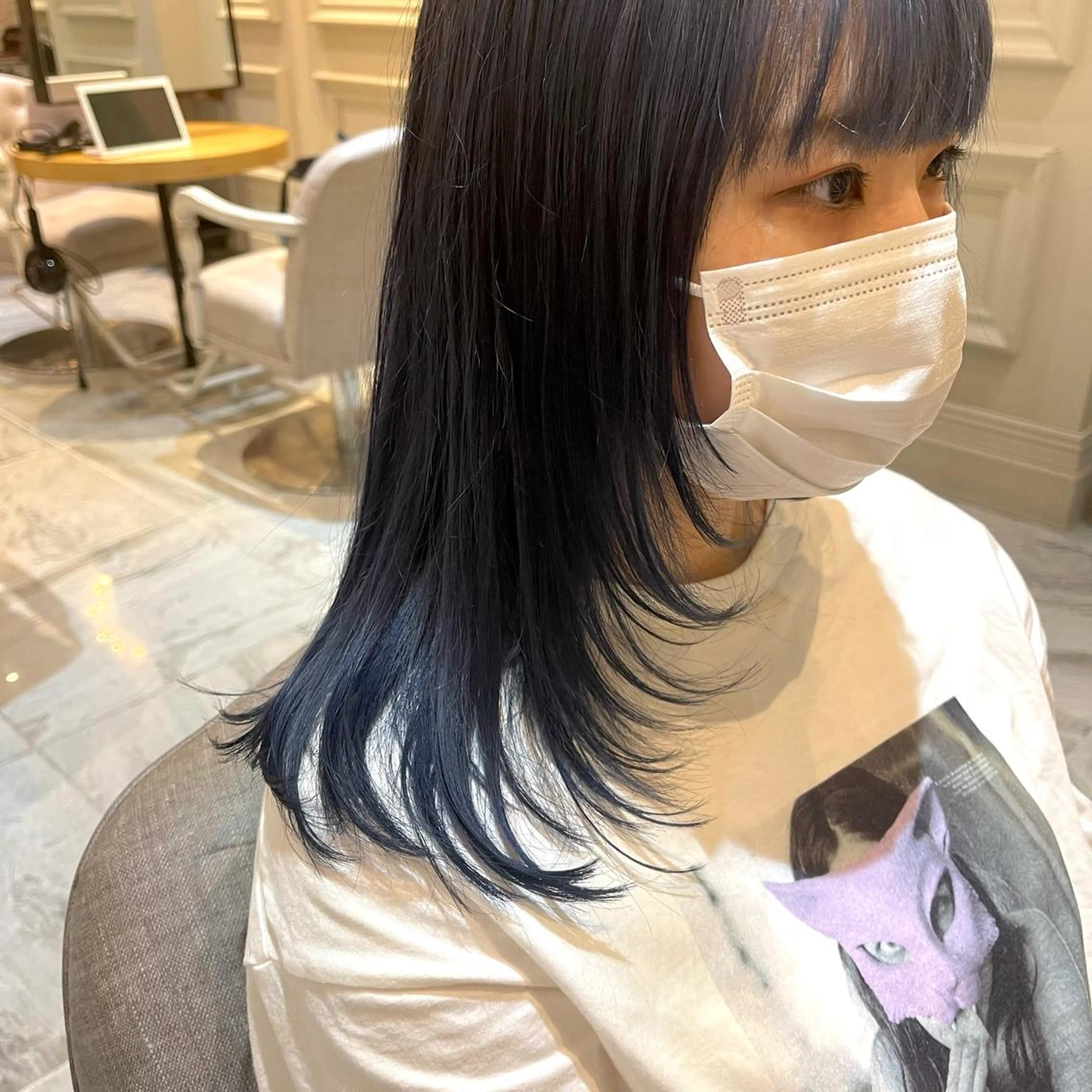 セミロング カラー レイヤーカット 📍葛西りんたろう/ ENVのヘアスタイル