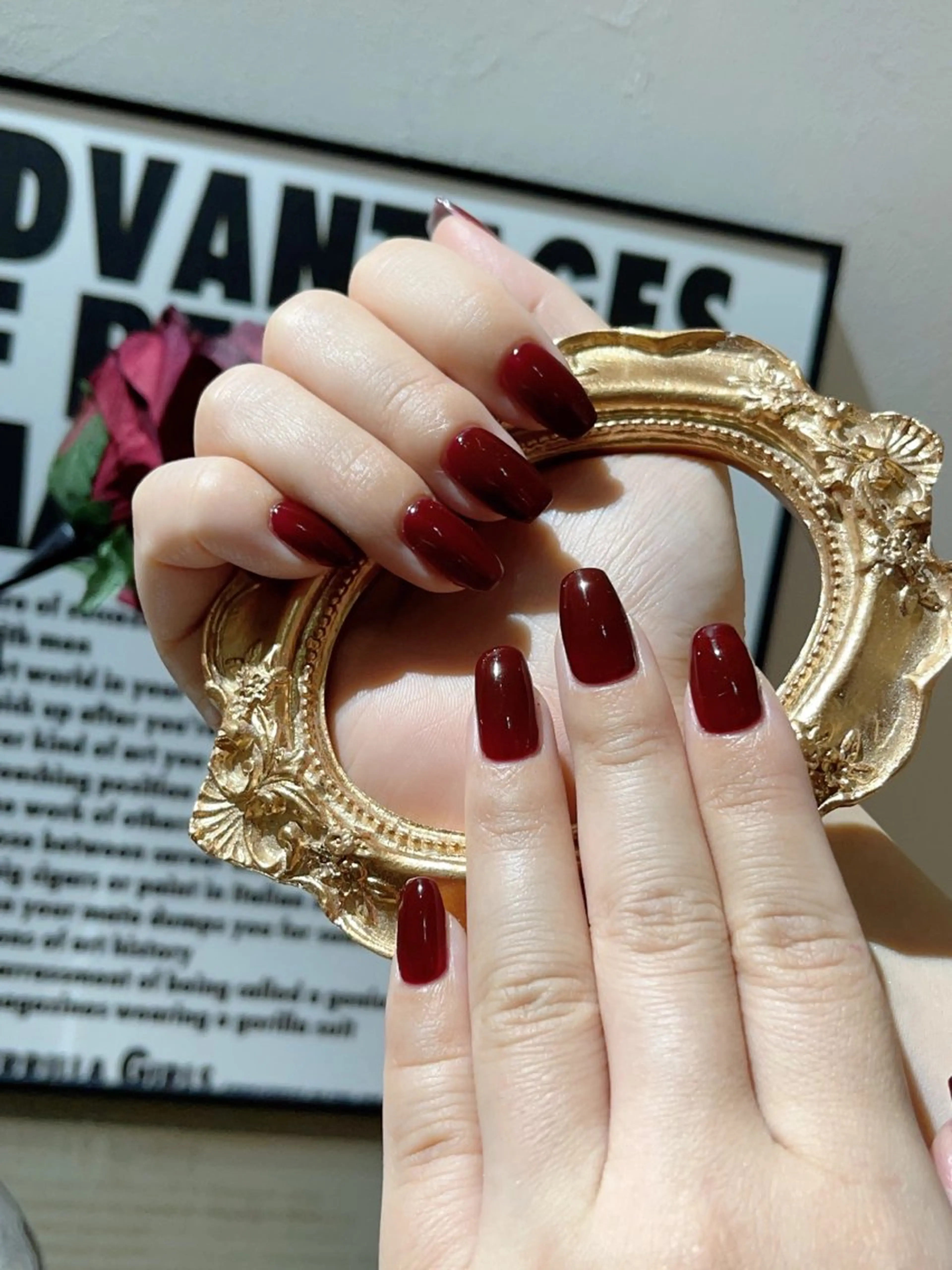 ネイル アートネイル フラッシュネイル フレンチネイル ガラスフレンチ グラデーション M2beauty Renaのネイルデザイン