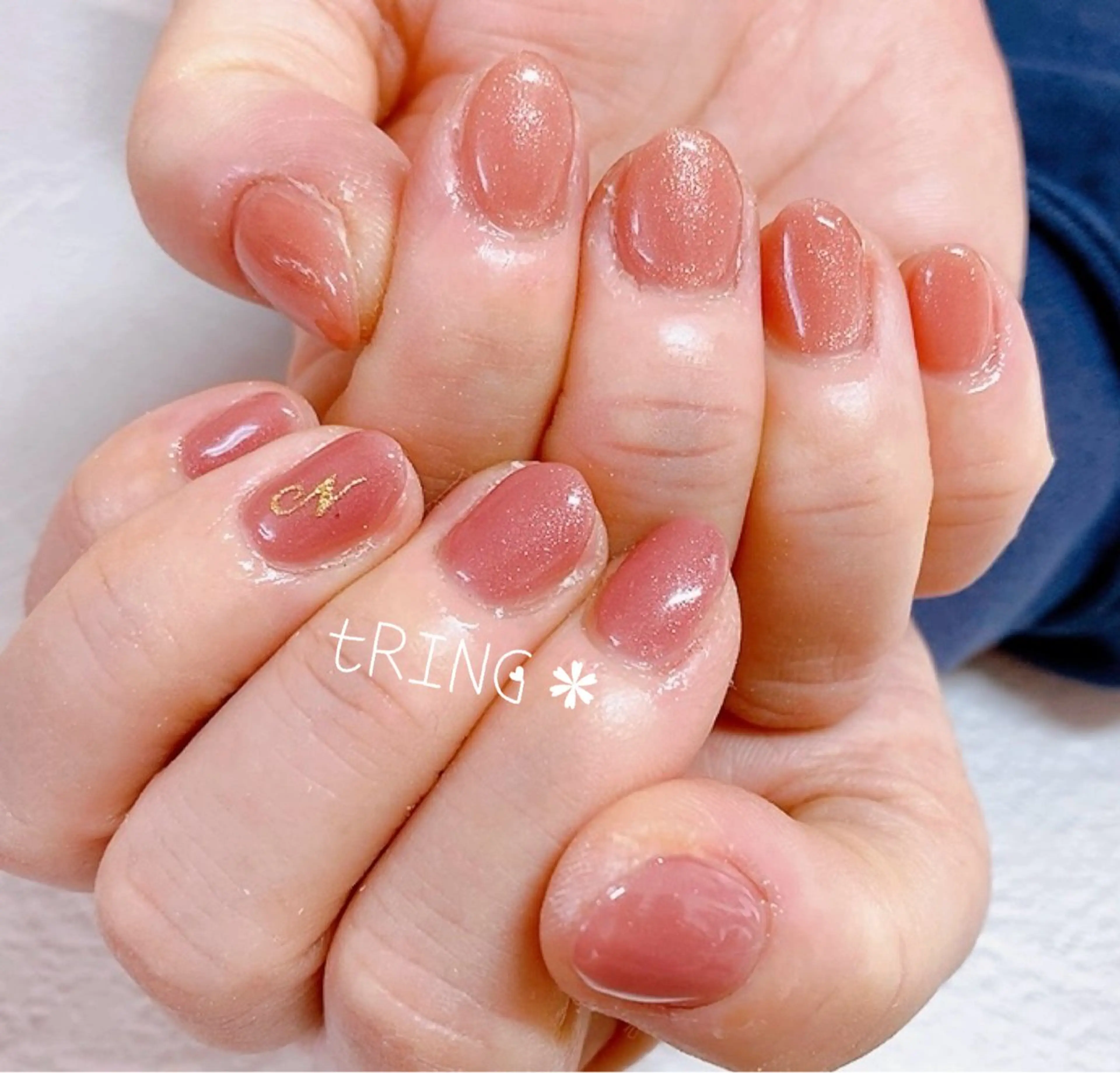 ネイル ハンドネイル tRING＊ しいの木台のネイルデザイン