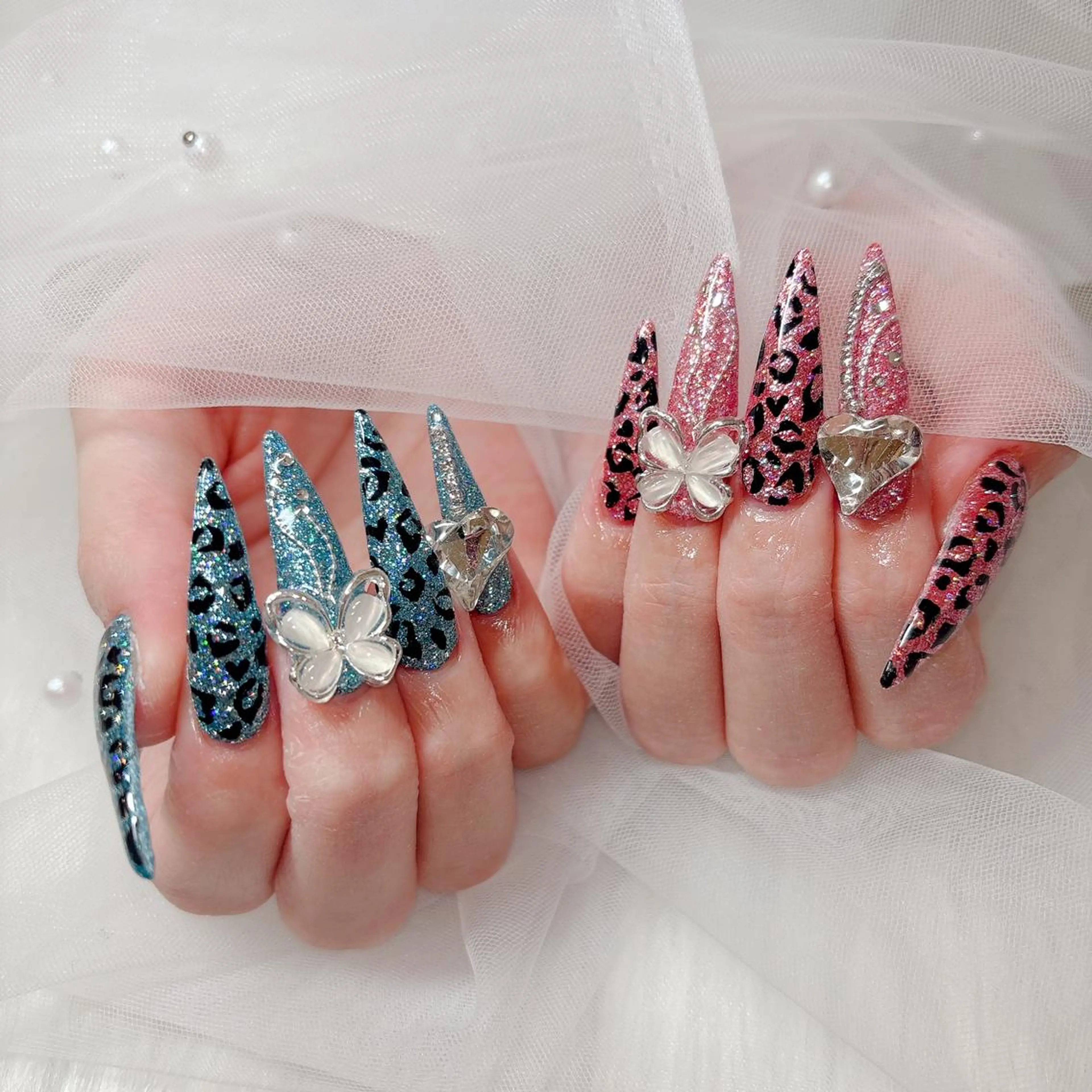 ロング ハンドネイル 中野駅徒歩5分💅 ラクロレのネイルデザイン