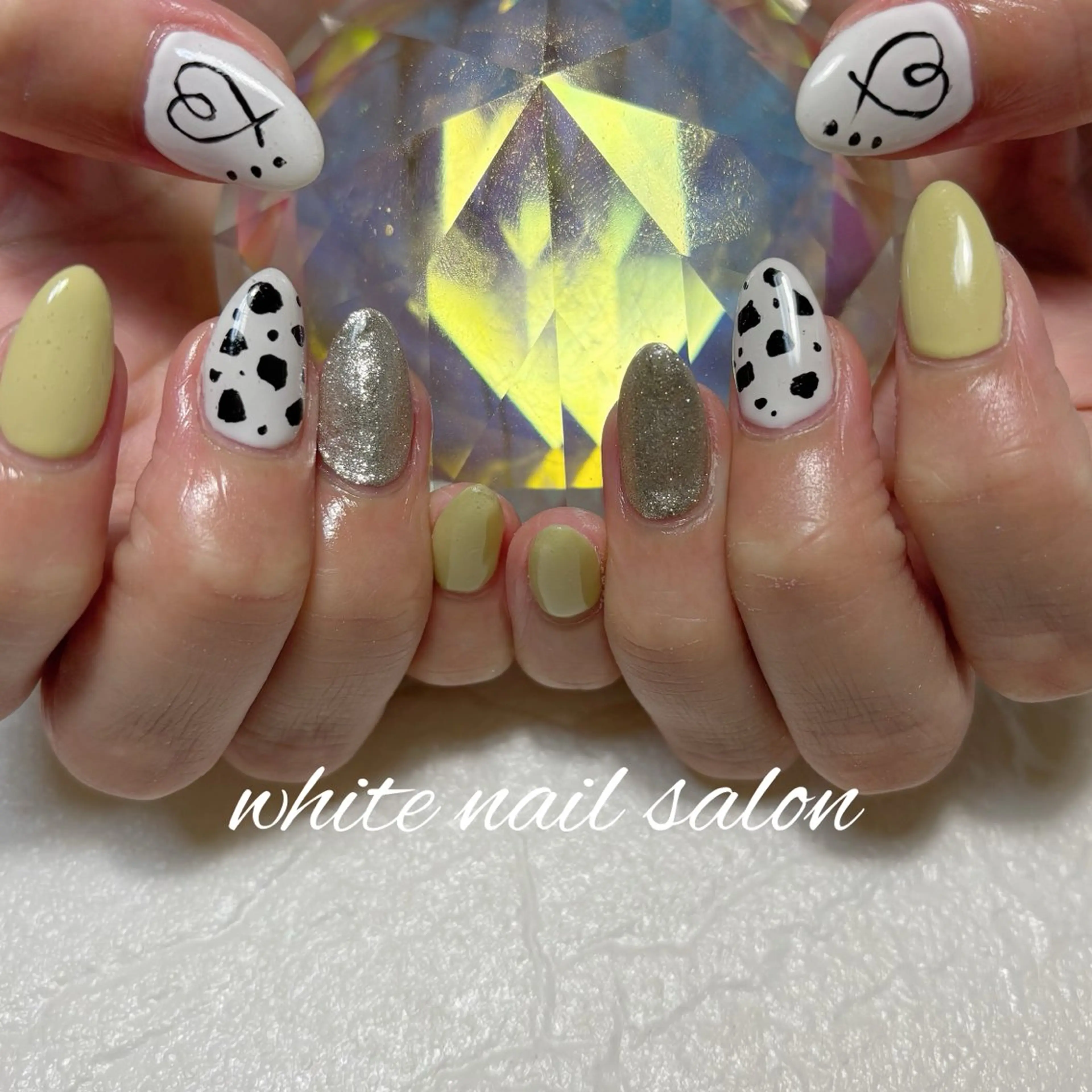 ネイル フットネイル ハンドネイル white nail salonのネイルデザイン