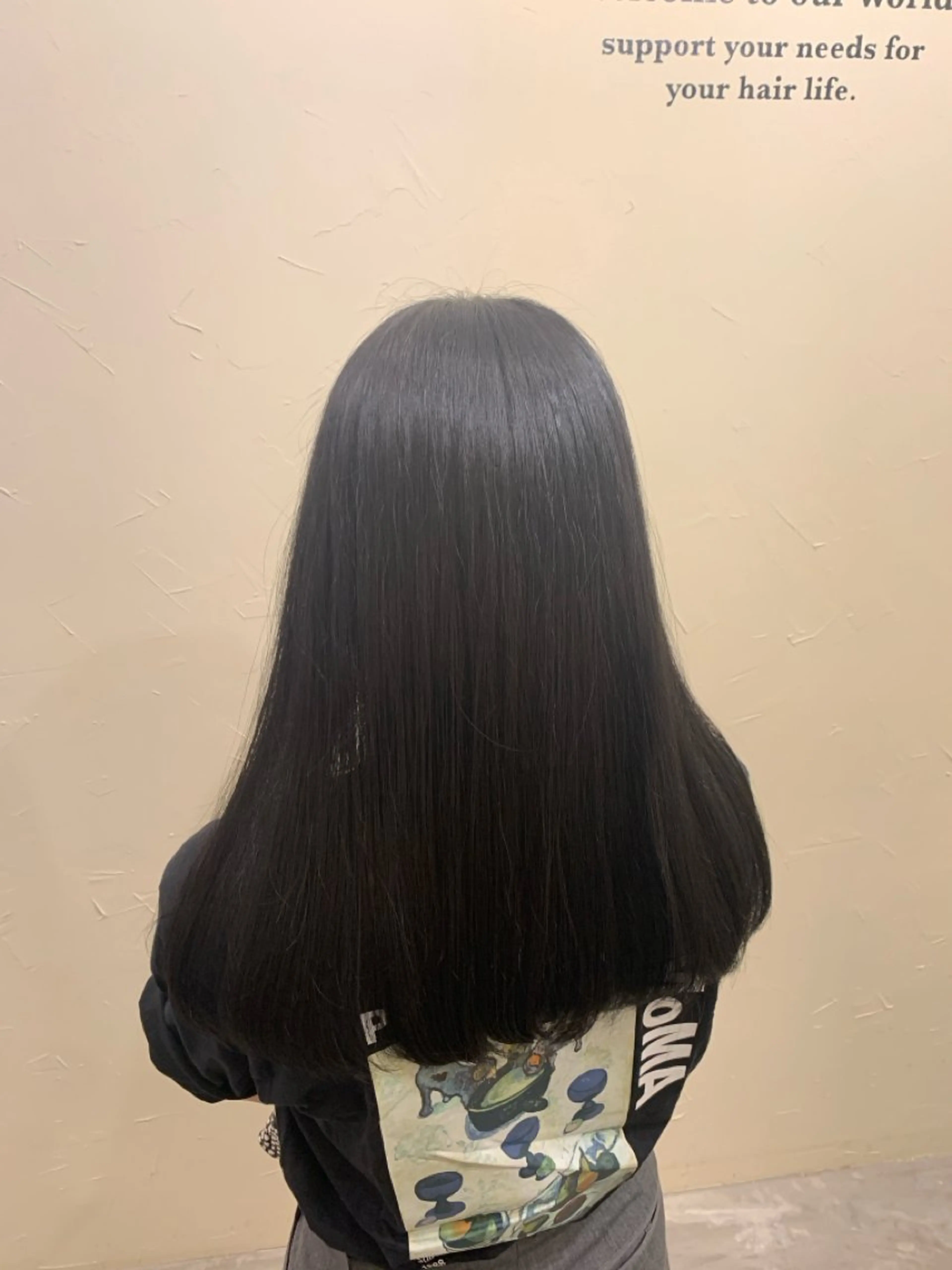 セミロング ヘアカラー BLUCK所属・優衣 /山形/ BLUCK hairのヘアスタイル