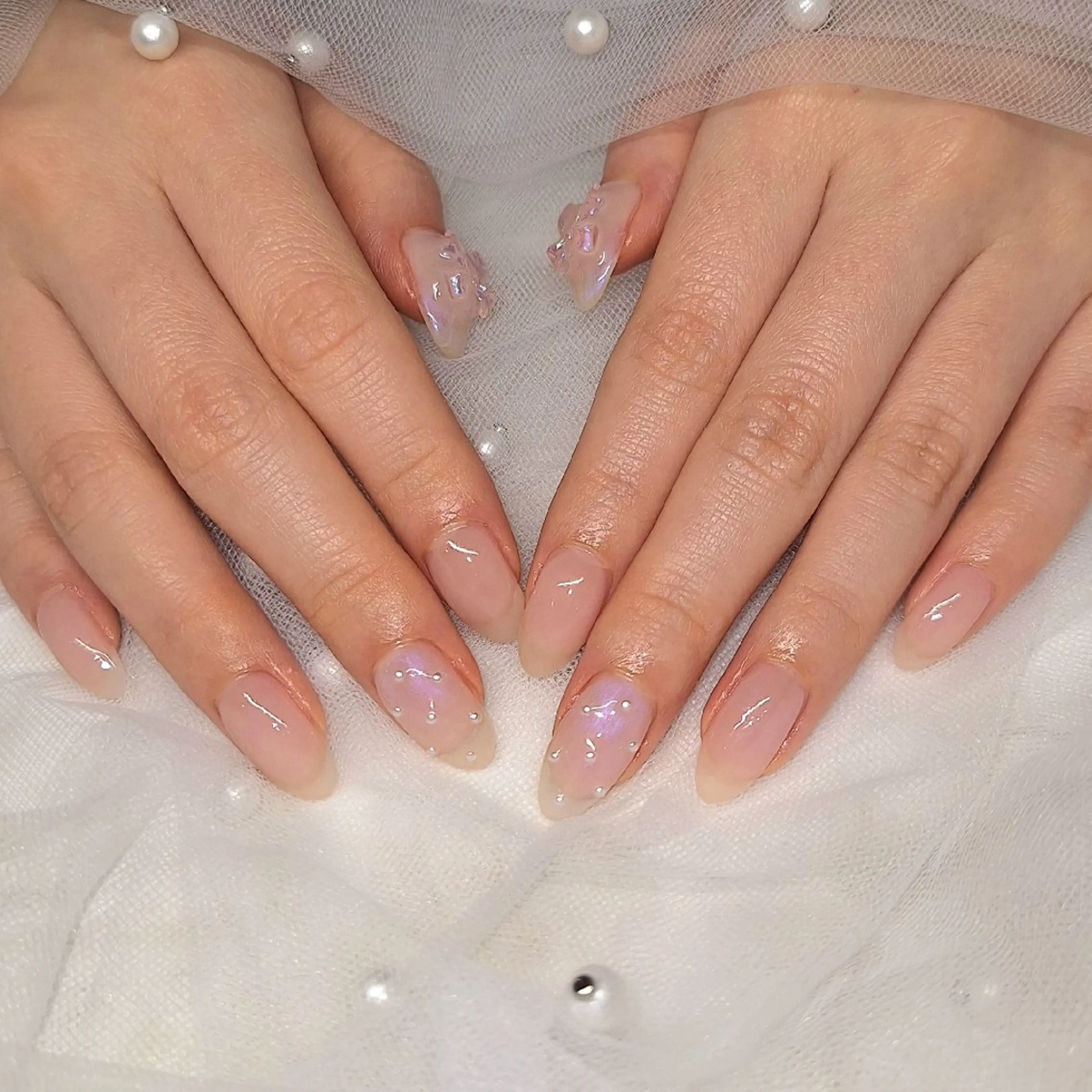 ネイル シンプルネイル ワンホンネイル Nami 自由が丘のネイルデザイン