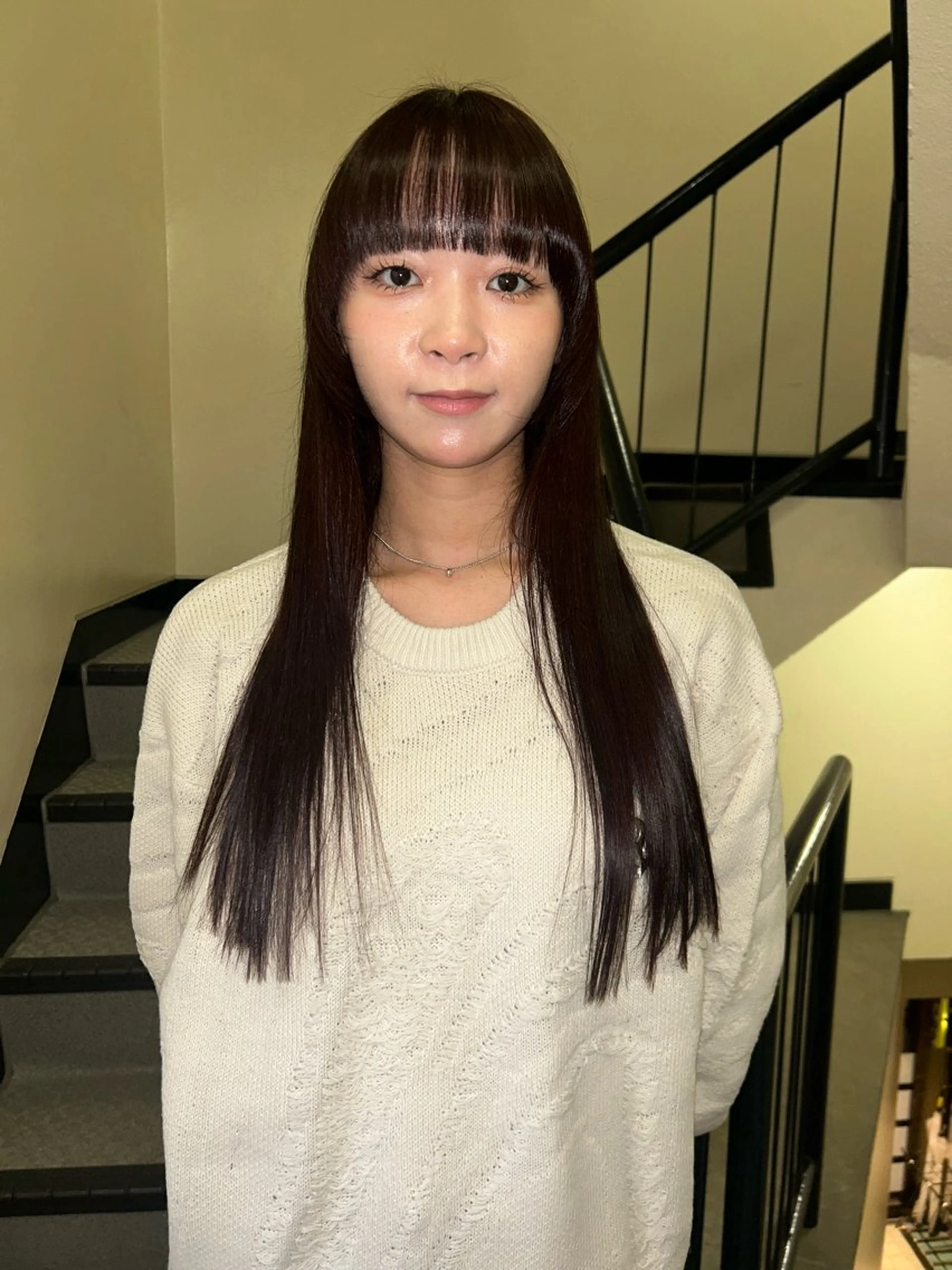 ロング カラー ブラウンカラー ピンクカラー ピンクブラウン カット ヘアカラー トリートメント ☕️結【suii.】 ボブ/ヘアセット☕️のヘアスタイル