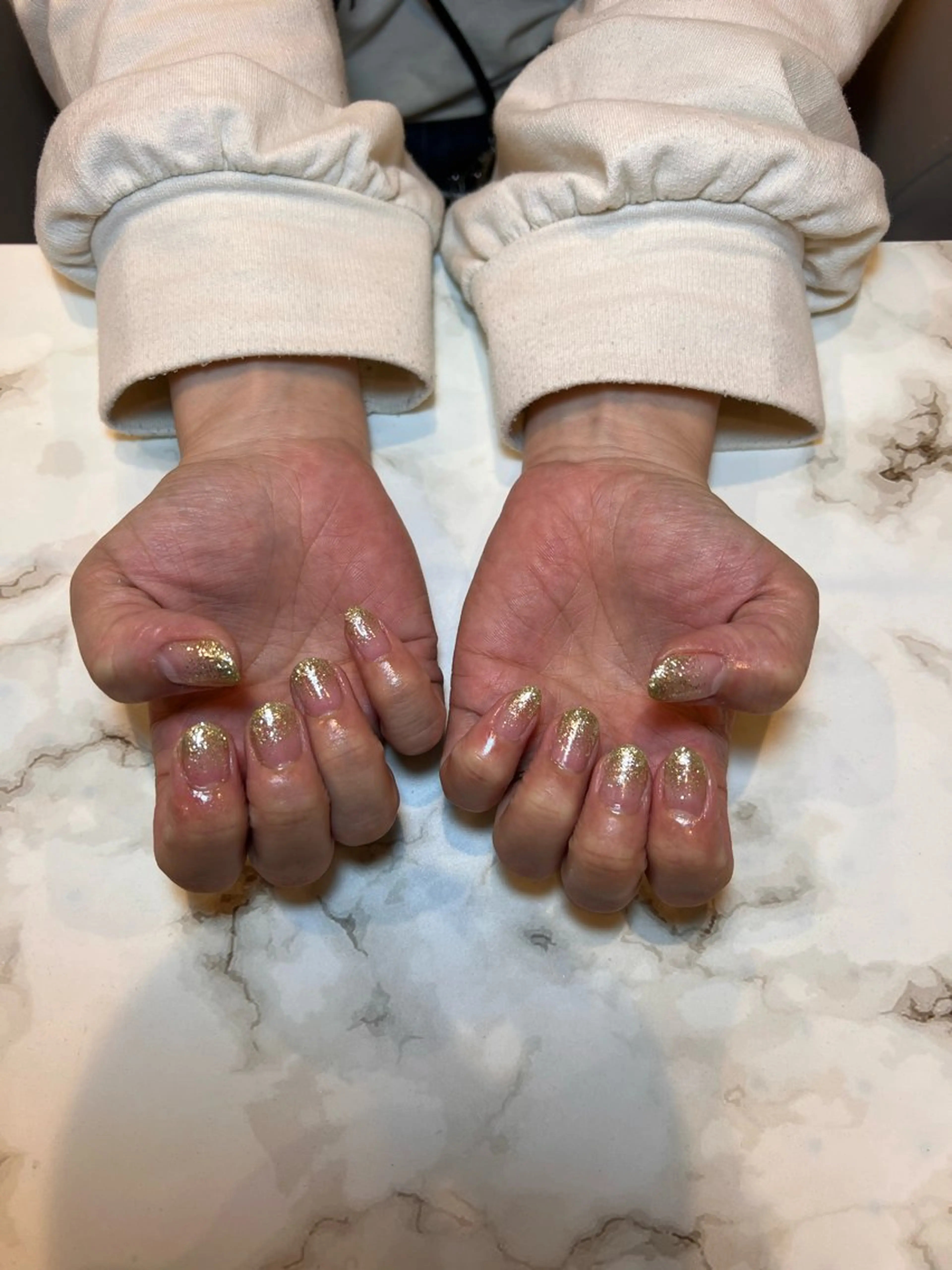 ネイル ラメ(グリッター) ラメグラデーション KANOネイリスト/ UNELMA天神のネイルデザイン