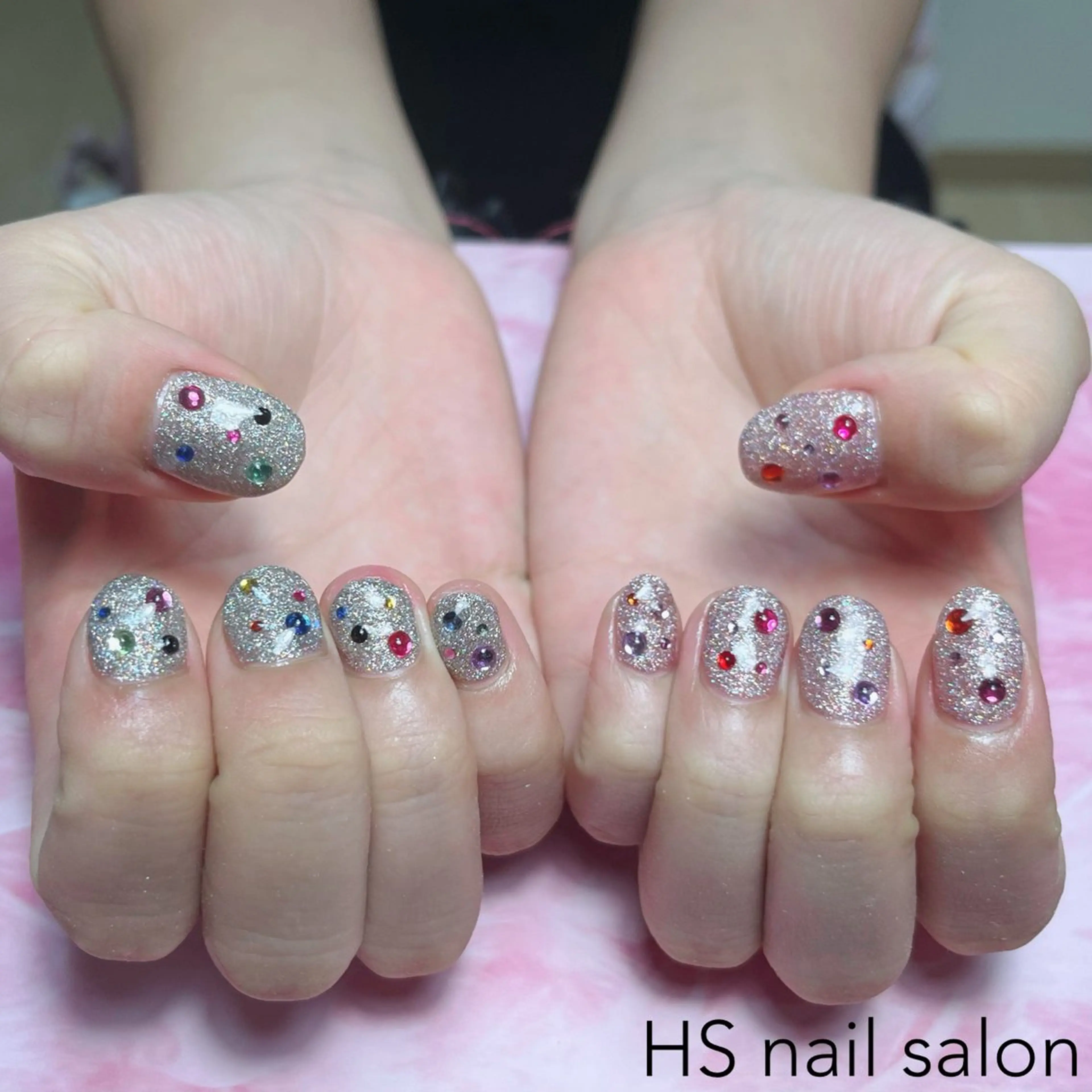 ショート ハンドネイル hs nail salonのネイルデザイン