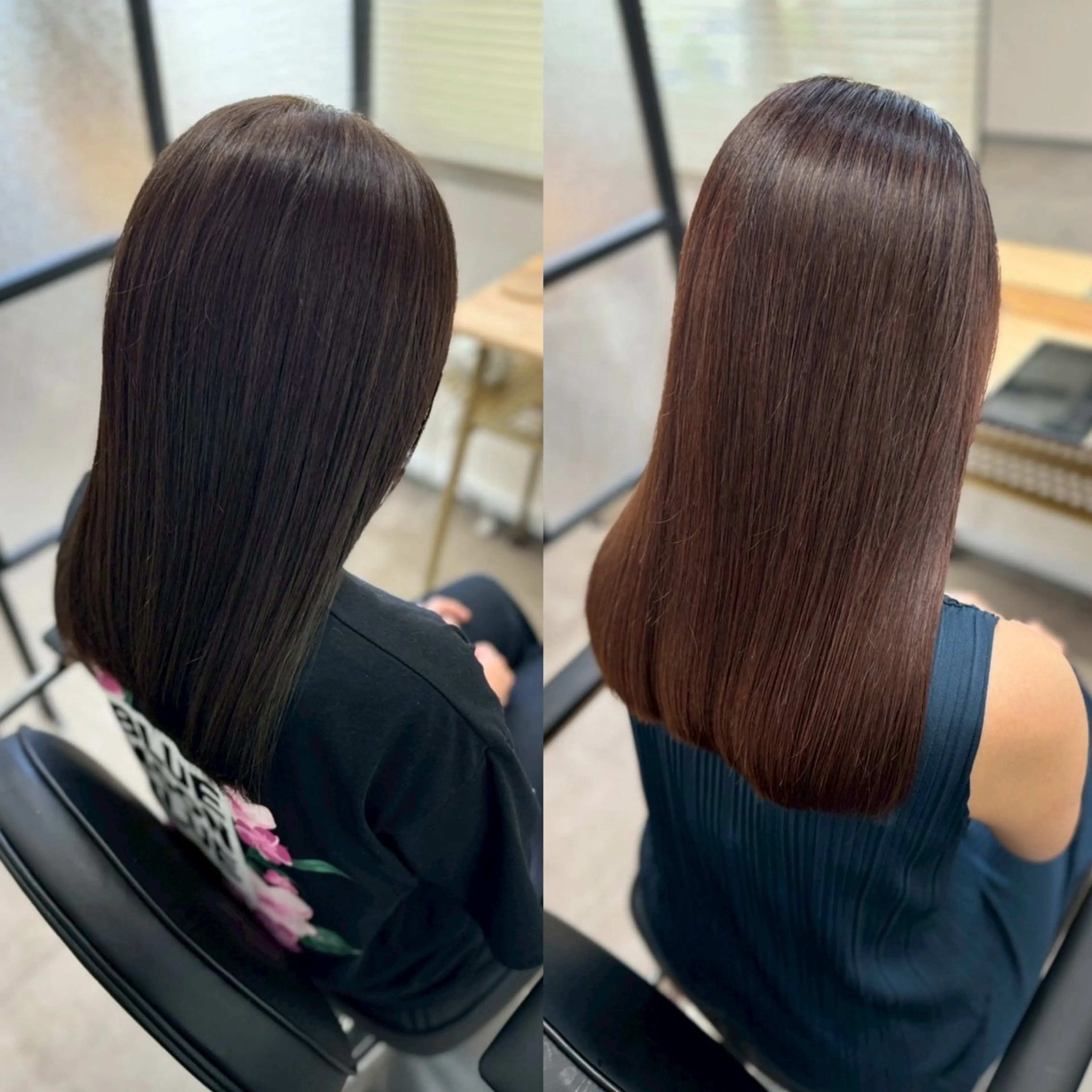 セミロング TELAHAIR 伊藤 咲里奈のヘアスタイル