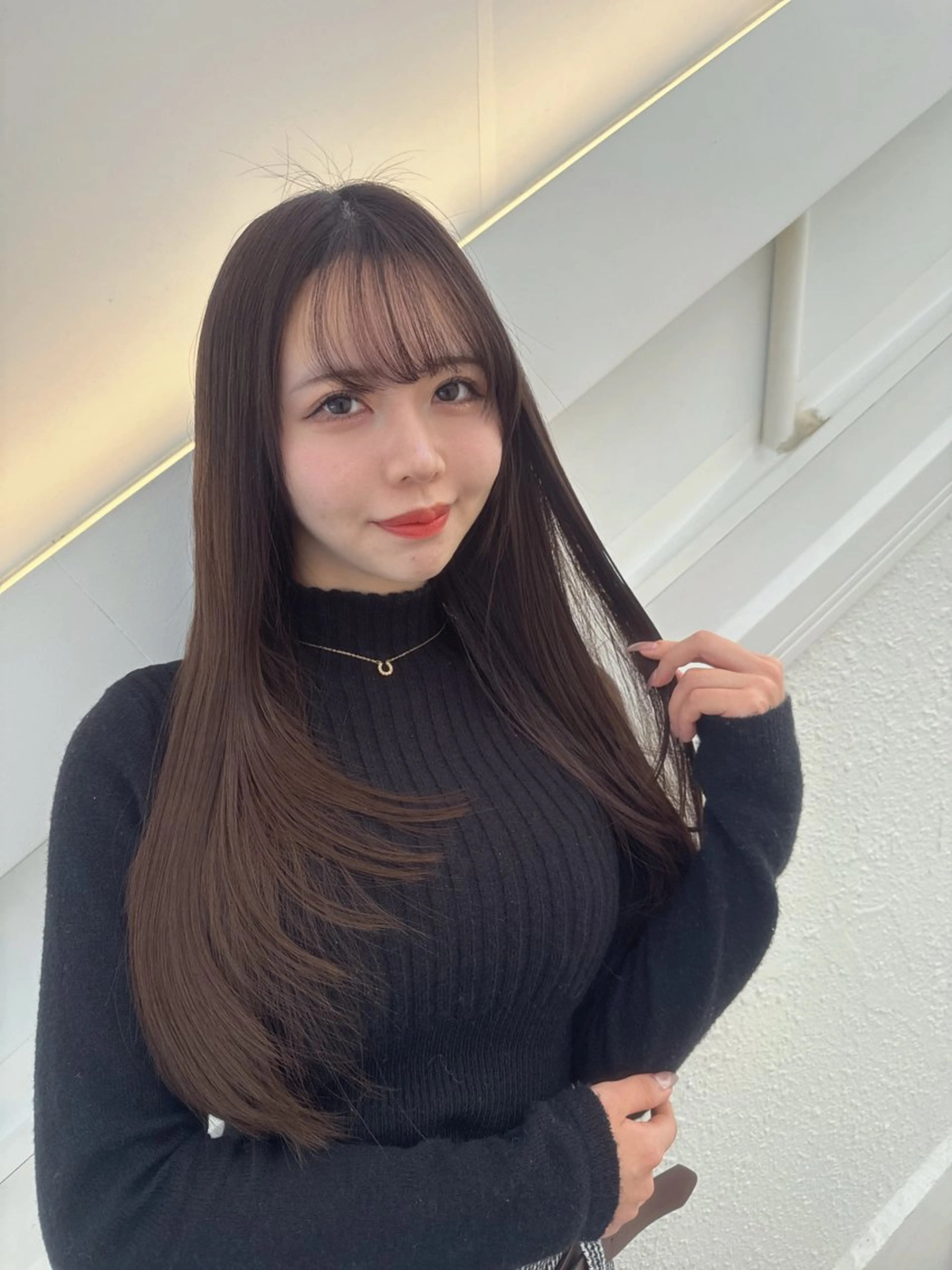 ロング カラー 透明感カラー グレージュ 顔まわりレイヤー レイヤーカット 小顔カット カット ヘアカラー トリートメント 💎透明感カラー特化 💎TAISEIのヘアスタイル