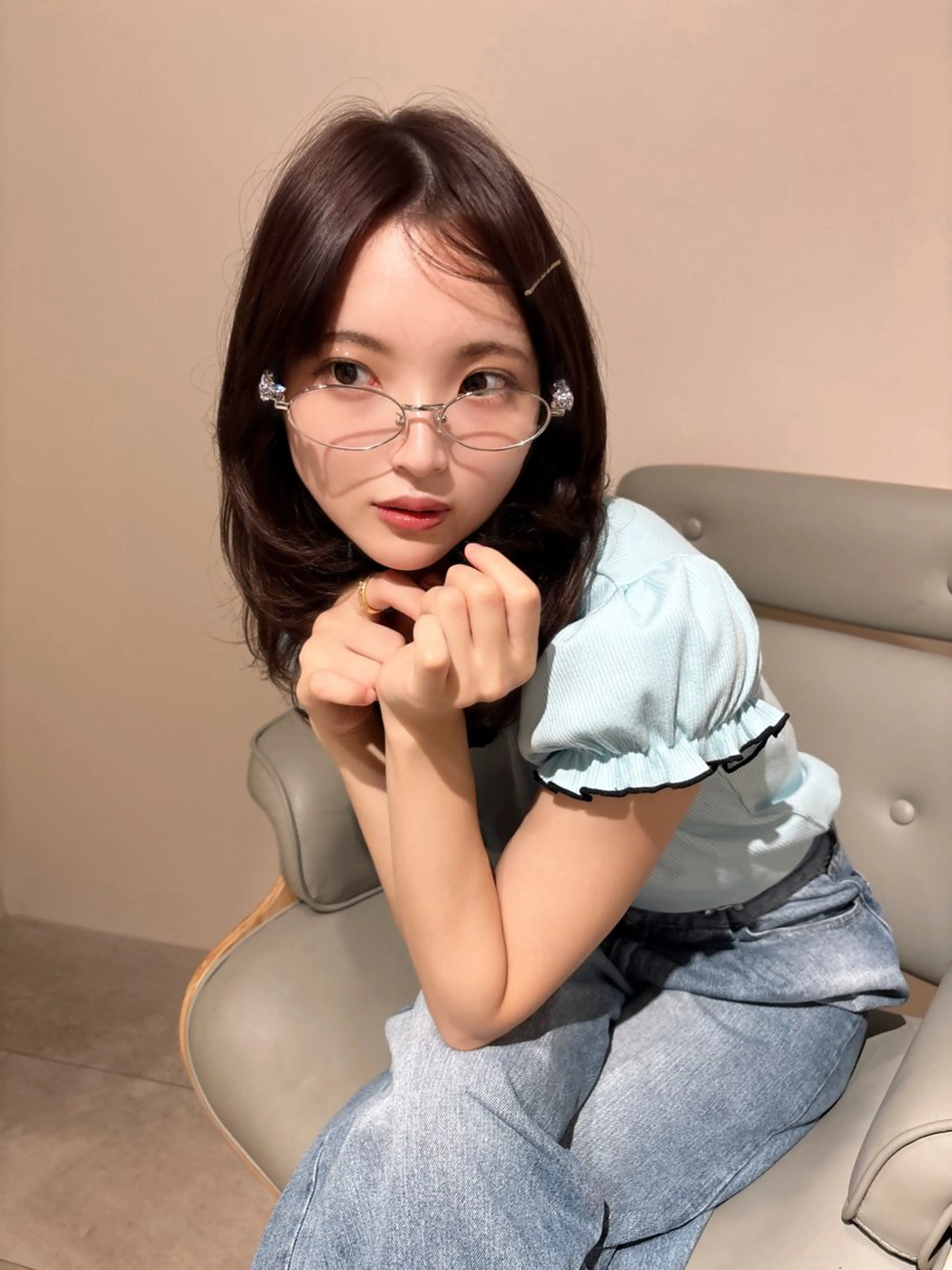 ミディアム レイヤーカット/ 韓国girly🤍楓のヘアスタイル