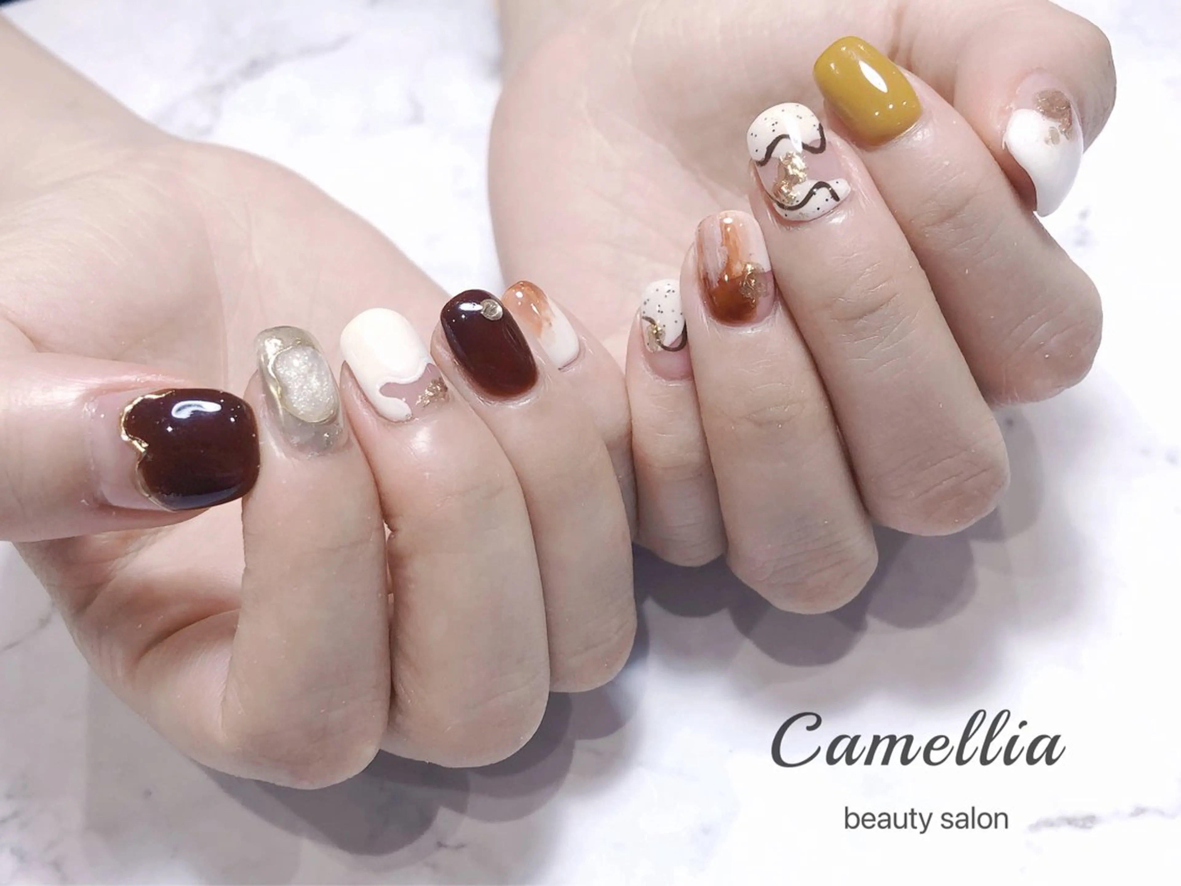 ネイル ハンドネイル ハンドケア Camellia nail salonのネイルデザイン