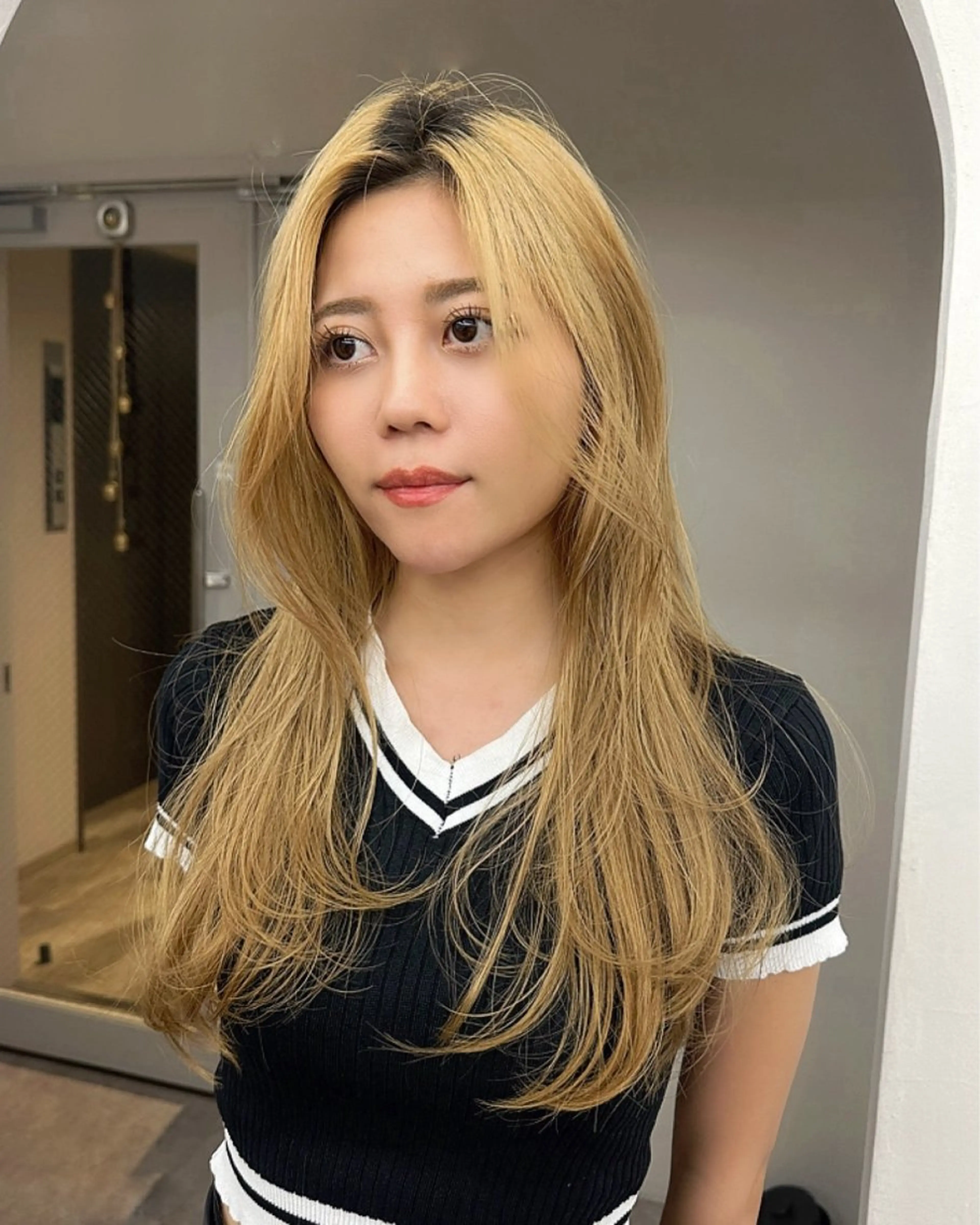 ロング レイヤーカット vibe所属・vibe/ 名古屋駅/野田 侑作のヘアスタイル