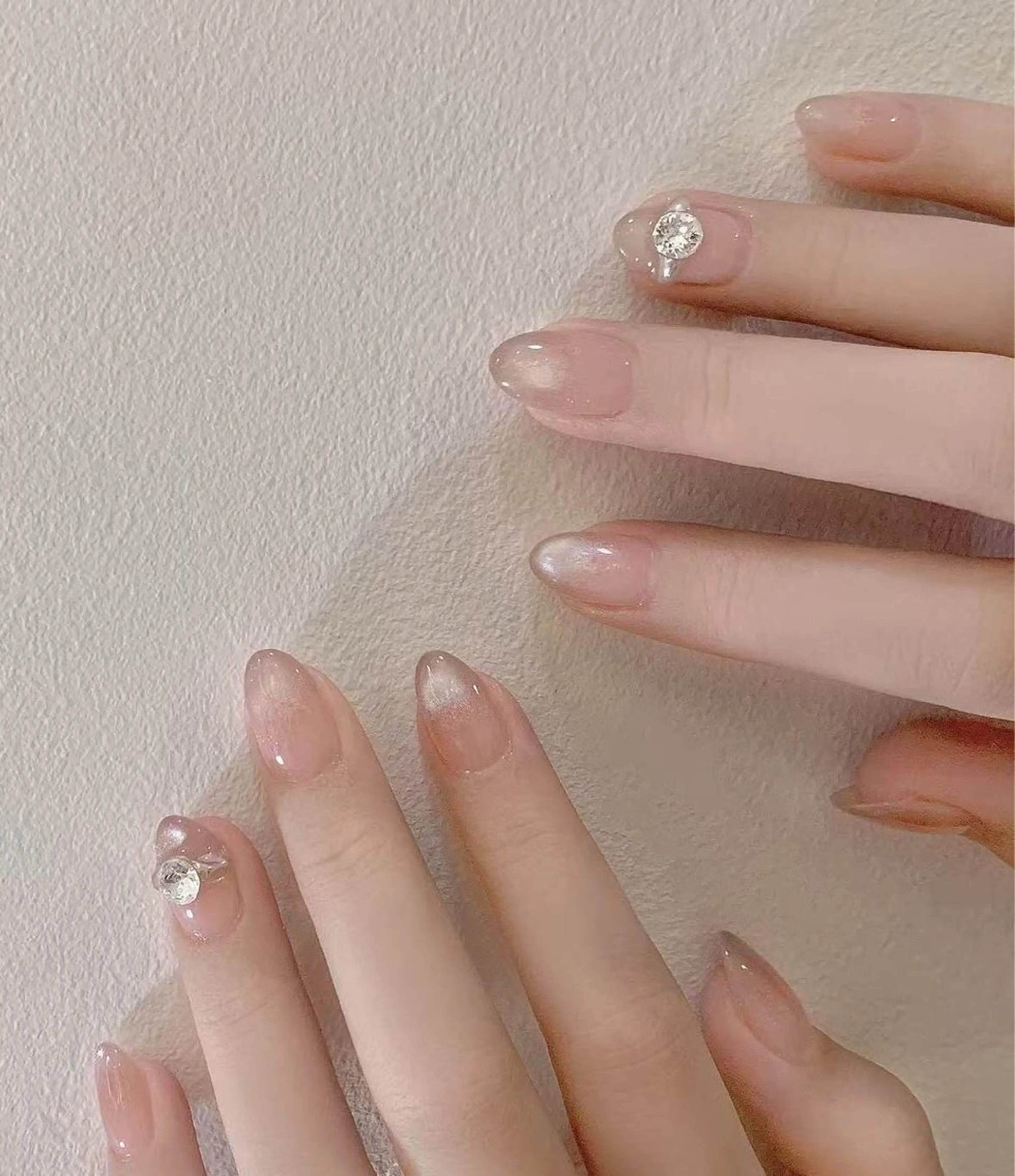 ネイル オーロラネイル フラワーネイル フットネイル フレンチネイル ジェルネイル ハンドネイル BabyYouMi ねねのネイルデザイン