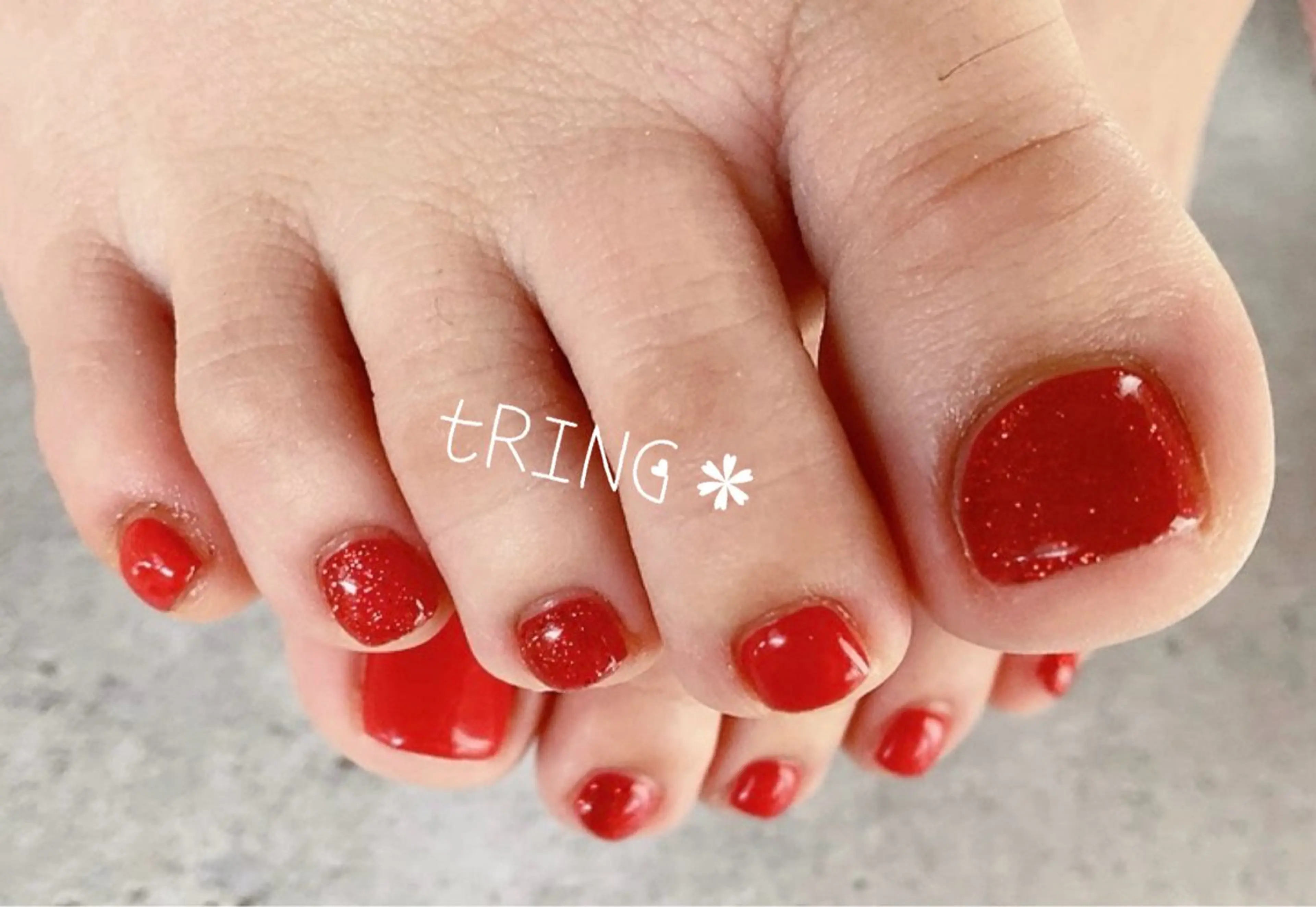 ネイル フットネイル tRING＊ しいの木台のネイルデザイン