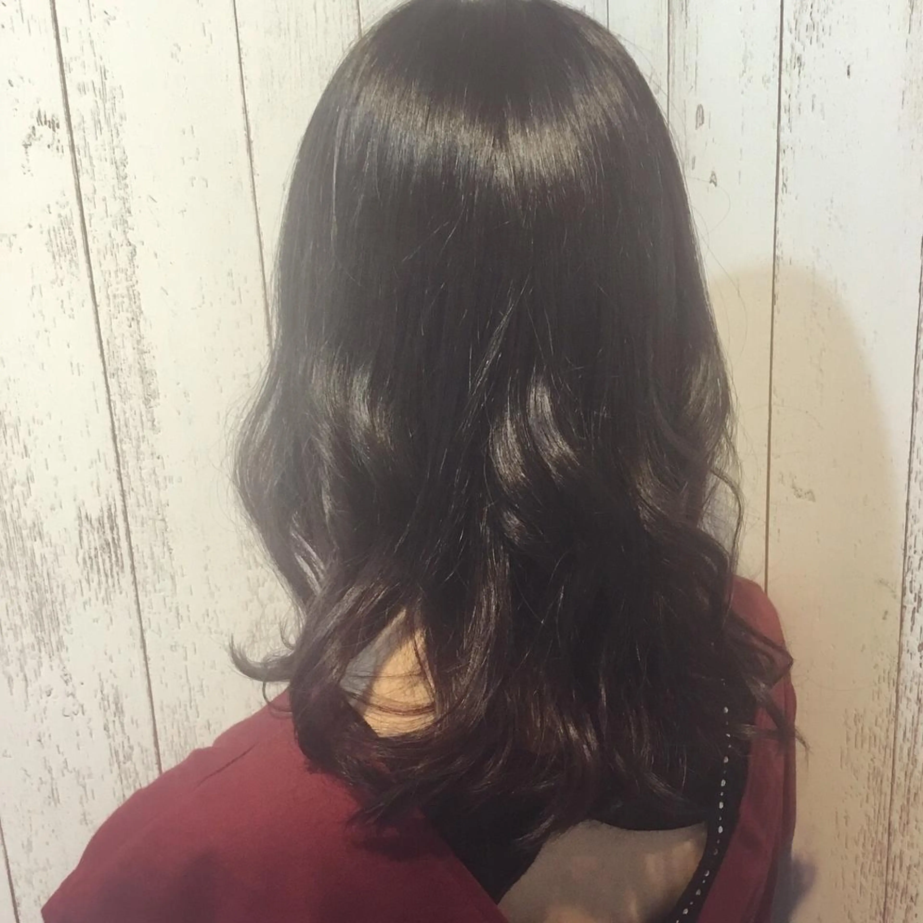 セミロング カラー パーマ embrace エンブレイスのヘアスタイル