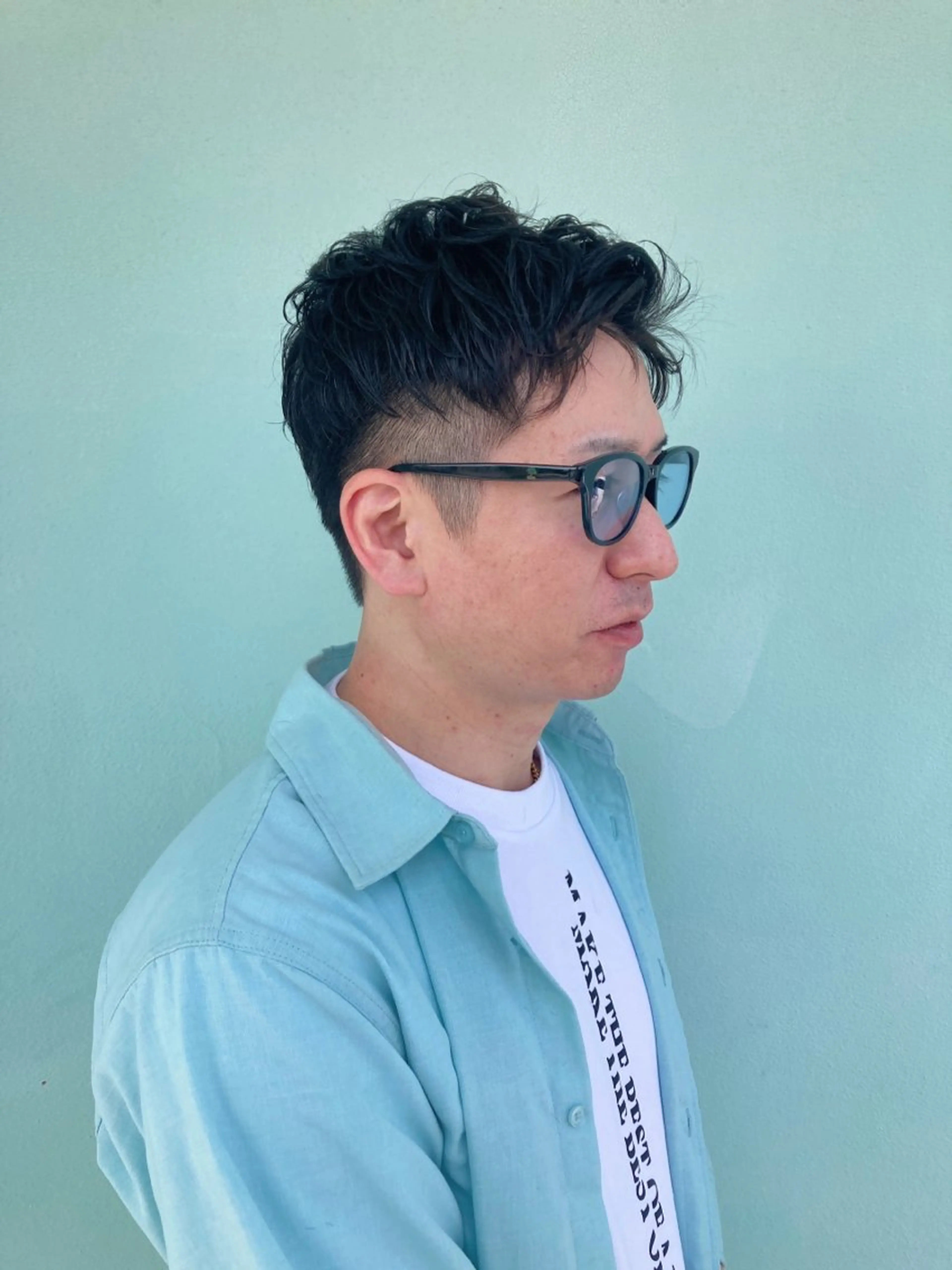 ショート パーマ メンズ レイヤーカット ♥kanaのヘアスタイル