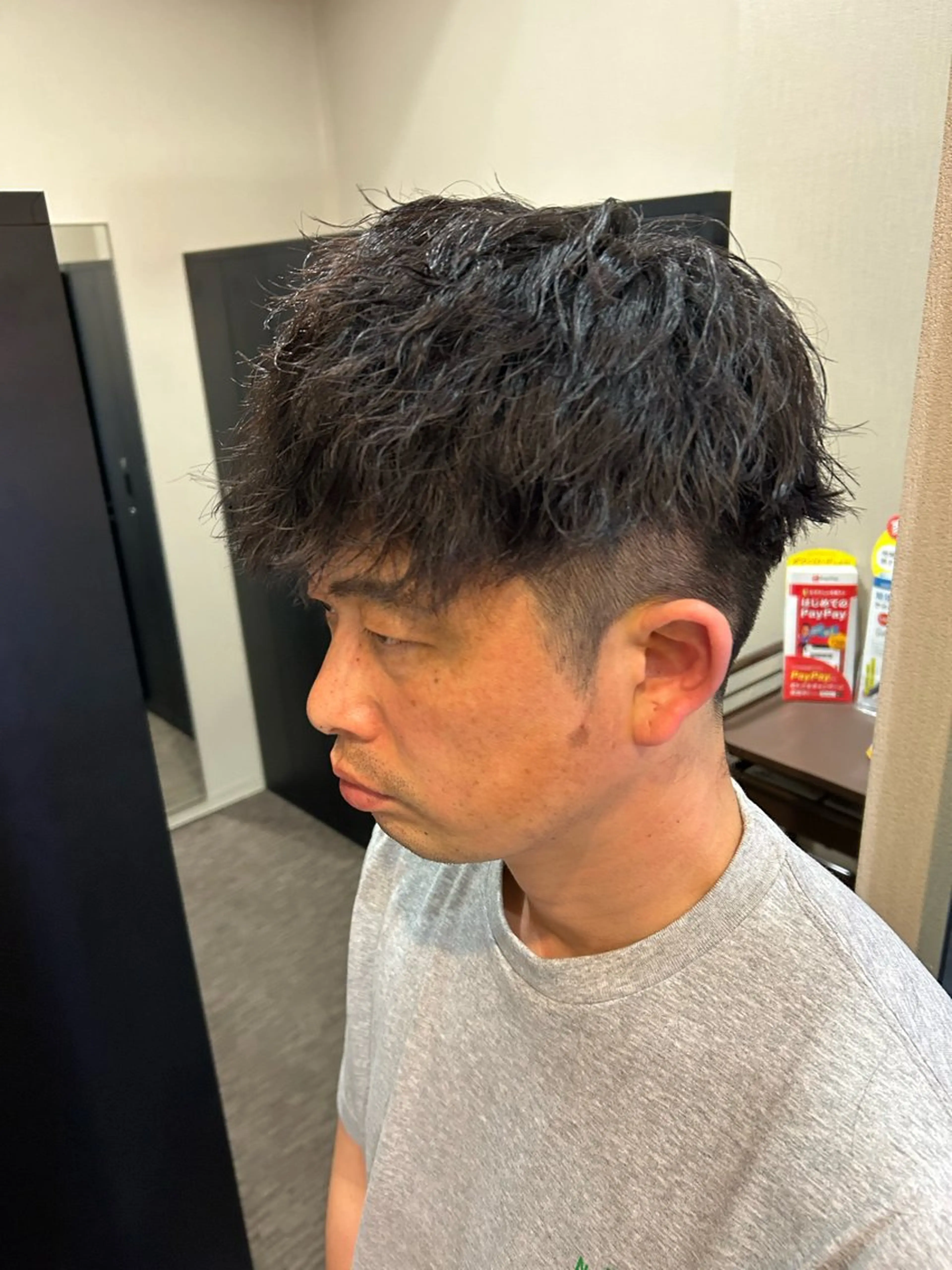 メンズカット＋パーマ✂️👦🏻※練習モデルの写真