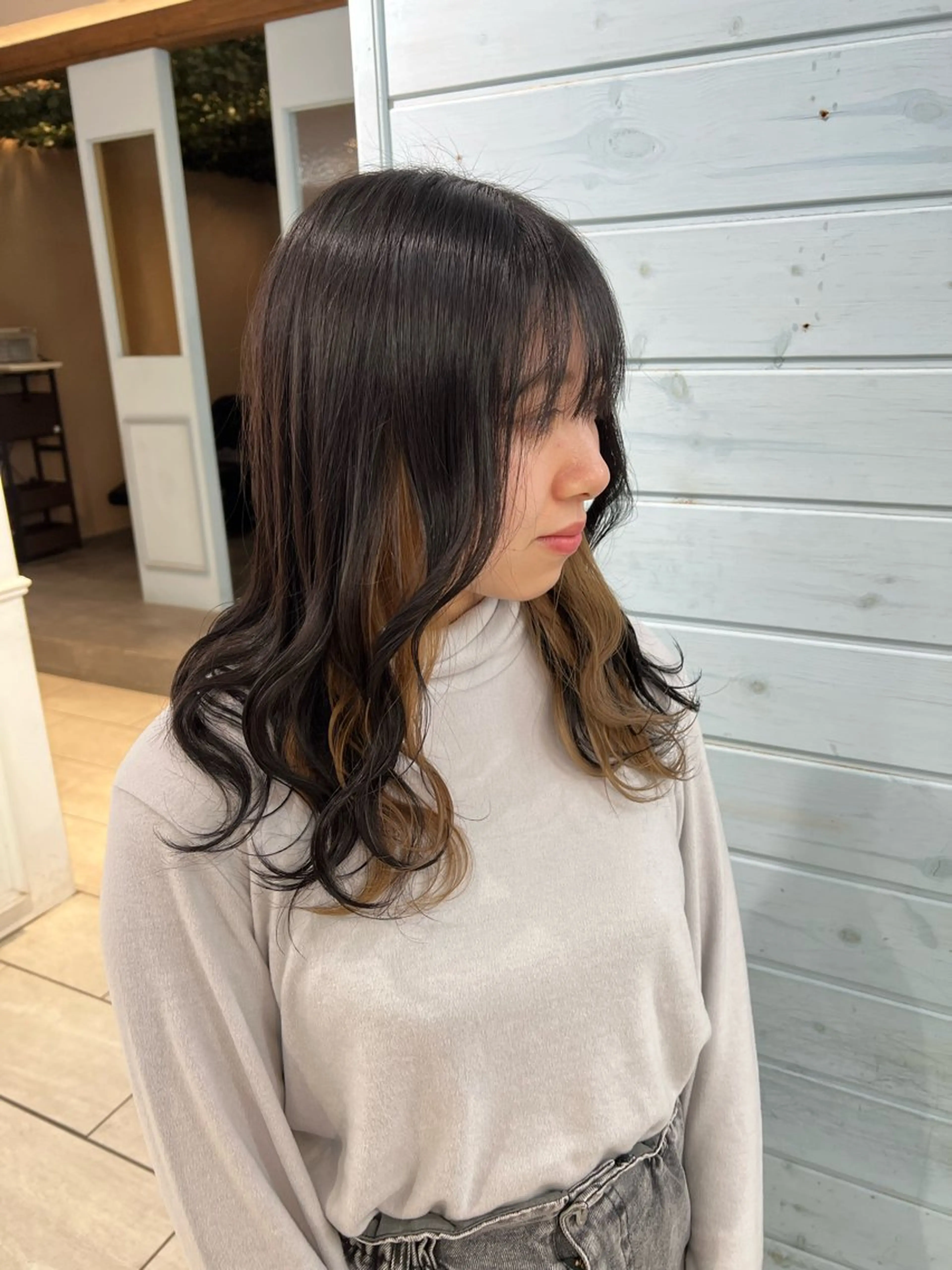 ロング カラー aid恵比寿所属・牧之瀬 拓海のヘアスタイル
