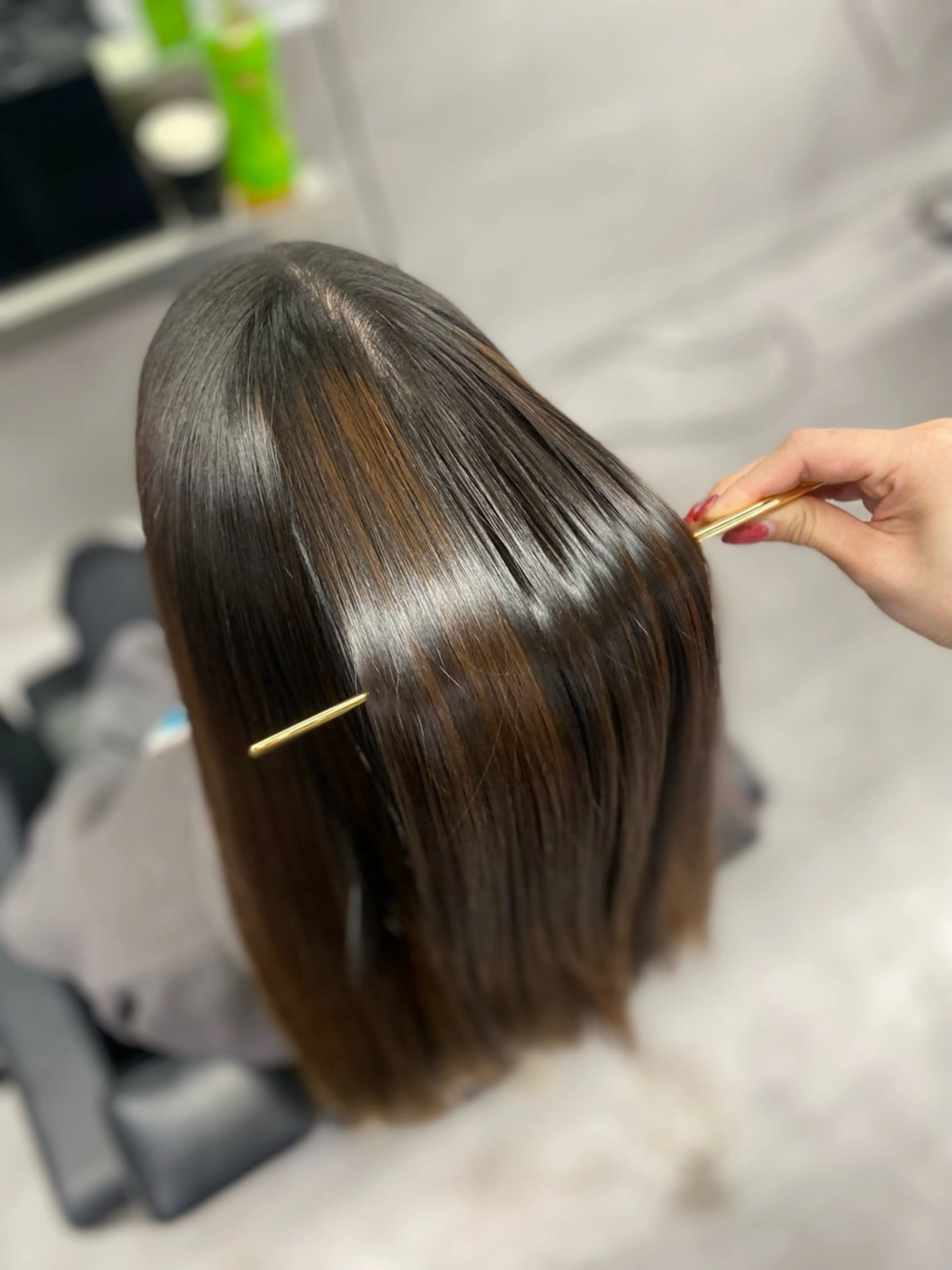 ロング 髪質改善 カット 縮毛矯正 トリートメント 艶髪/縮毛矯正 🫧辻野海羽のヘアスタイル