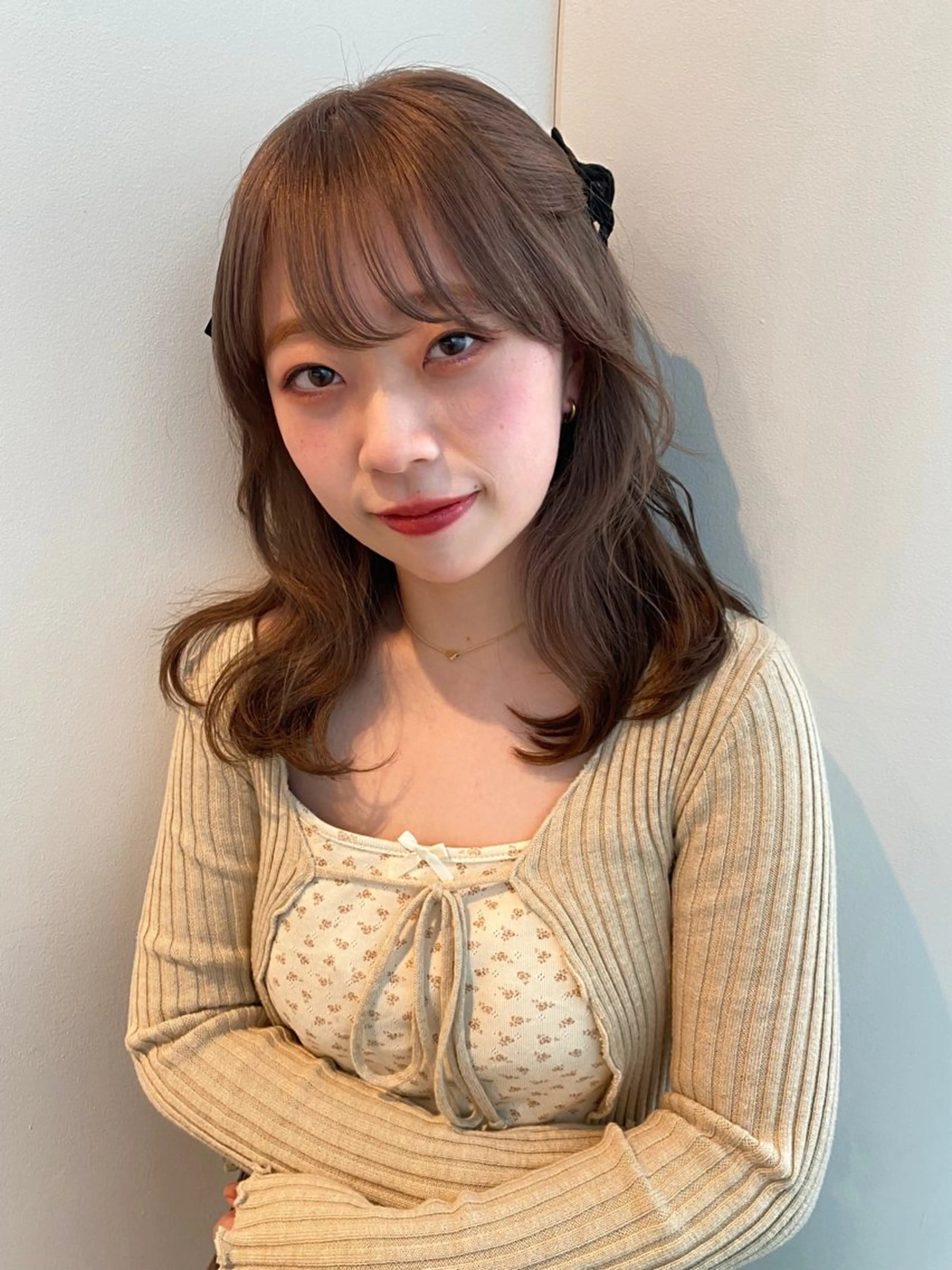 ミディアム カラー カット ヘアカラー トリートメント mai / linoah˚✧のヘアスタイル