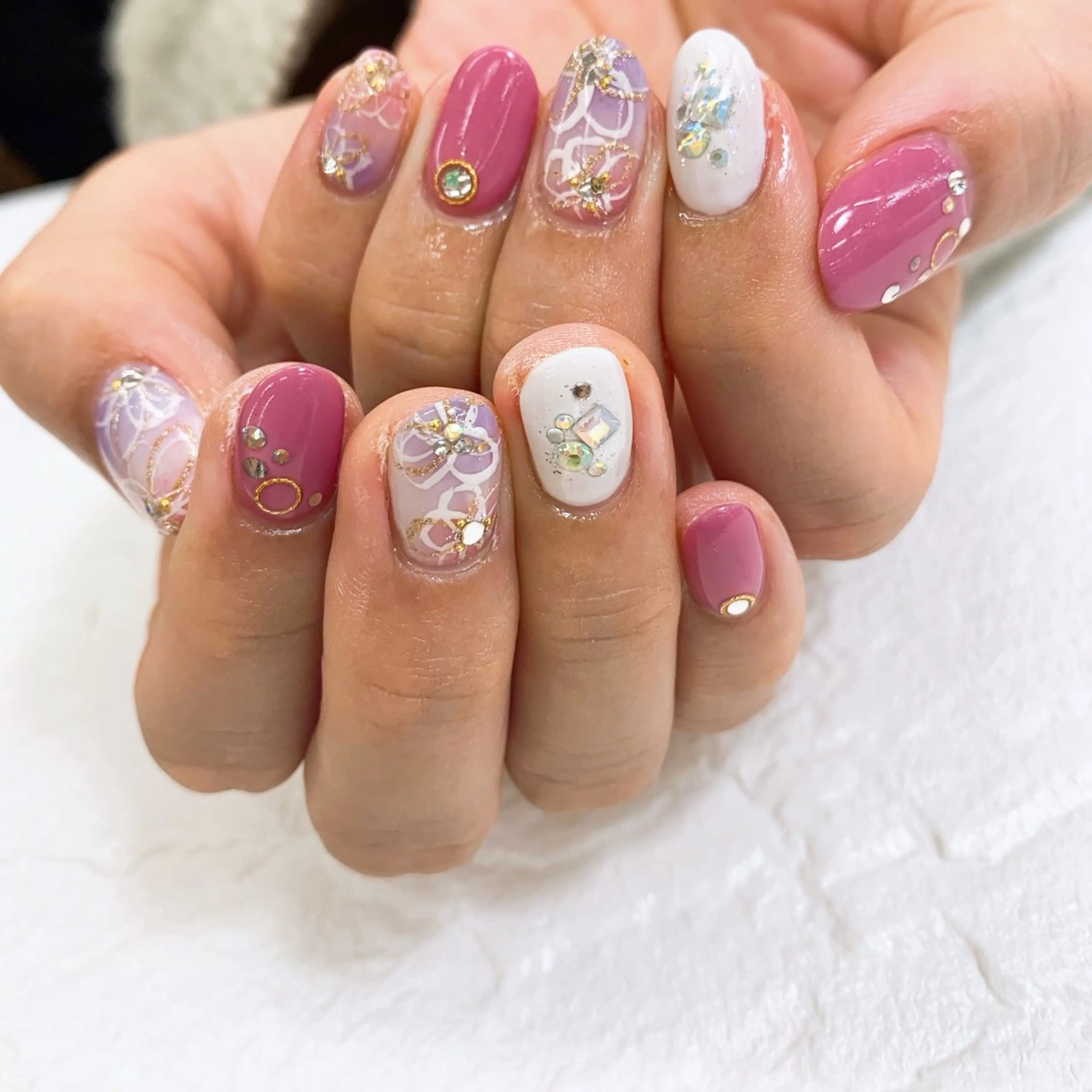 ネイル ⭐︎休業中の練習⭐︎ JNA認定講師髙橋のネイルデザイン