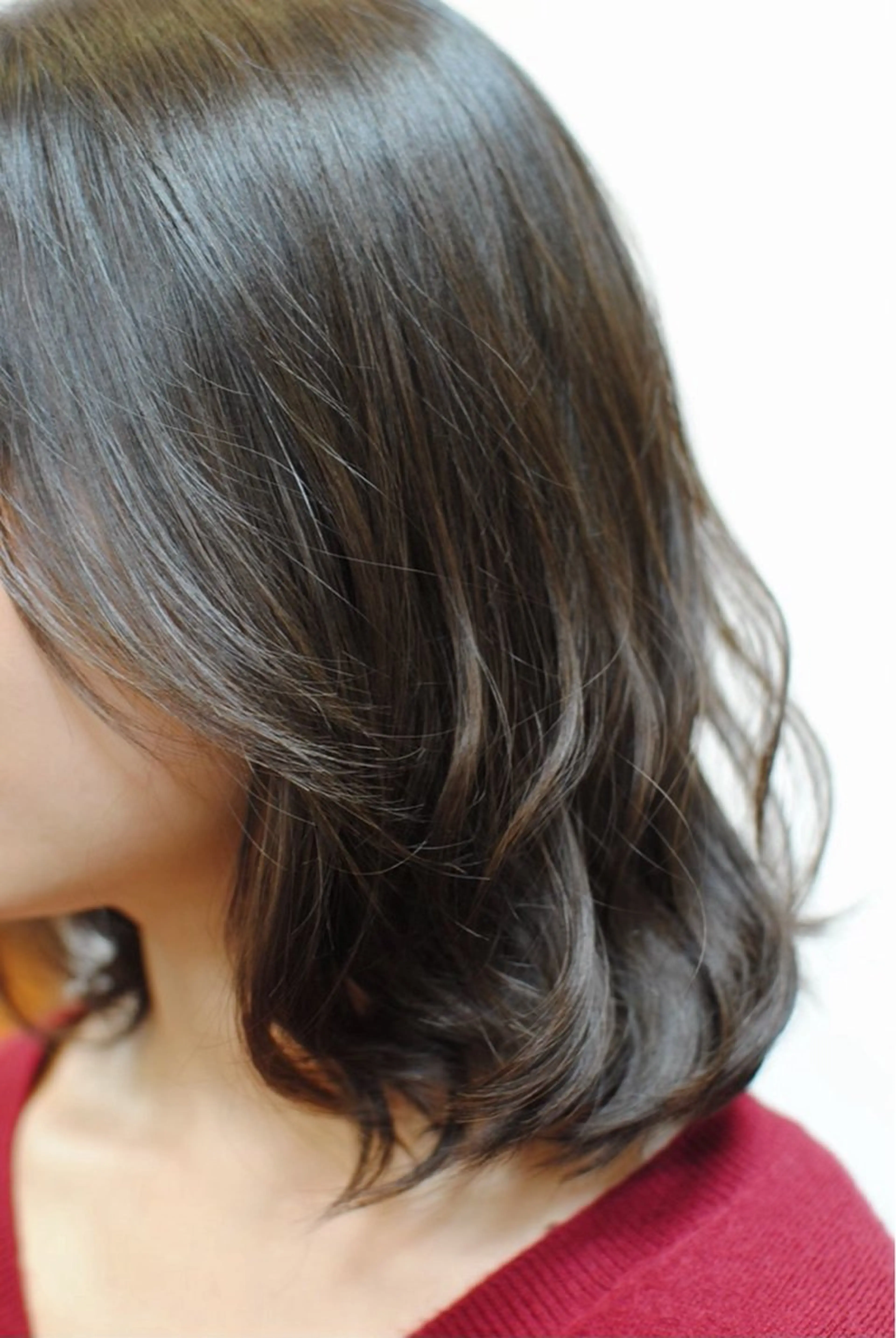 ミディアム ミディアムパーマ 顔周りカット レイヤーカット GO  TODAY SHAIRE SALON銀座所属・近藤 秀明のヘアスタイル