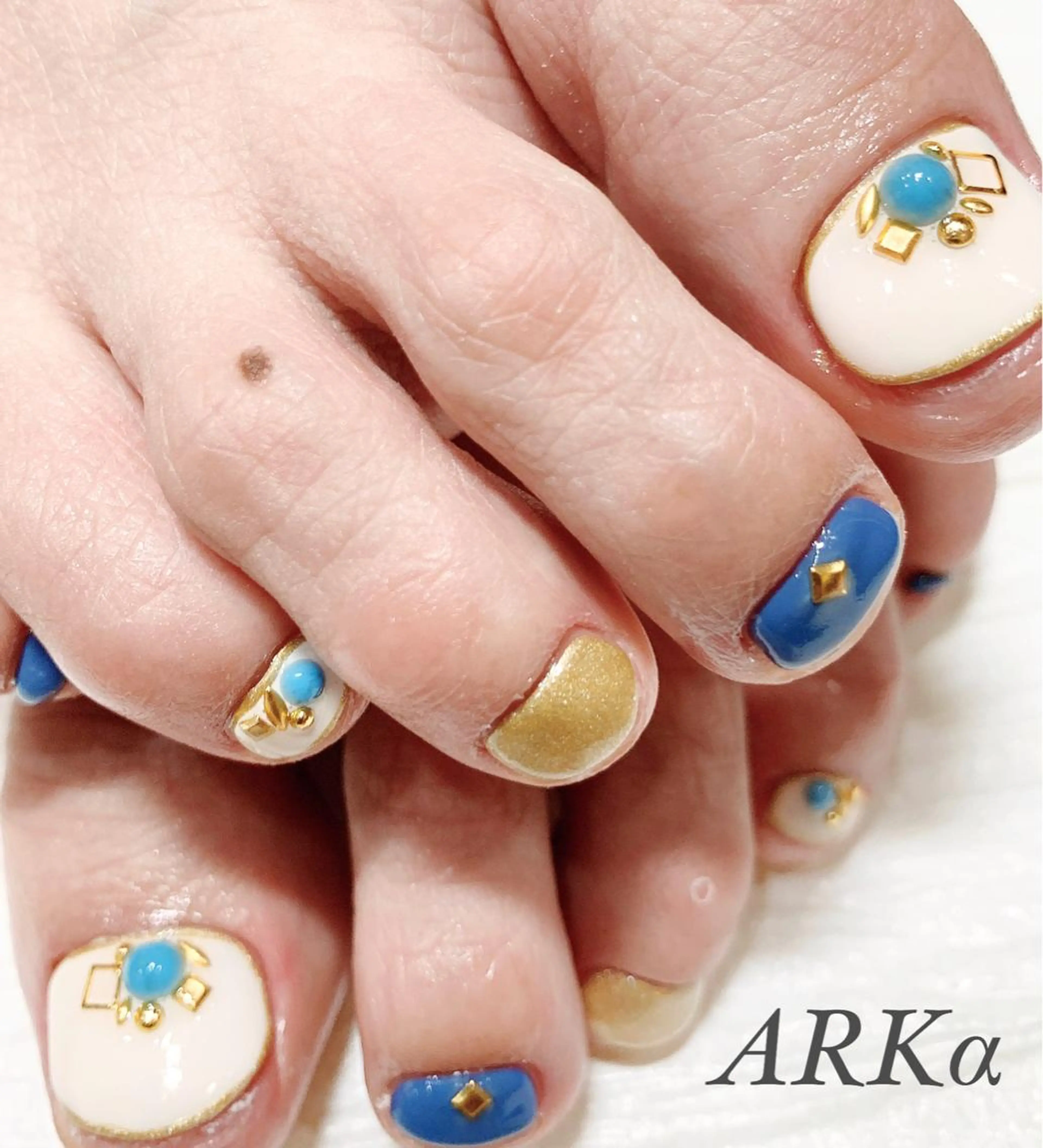 ネイル フットネイル Nailsalon ARKαのネイルデザイン