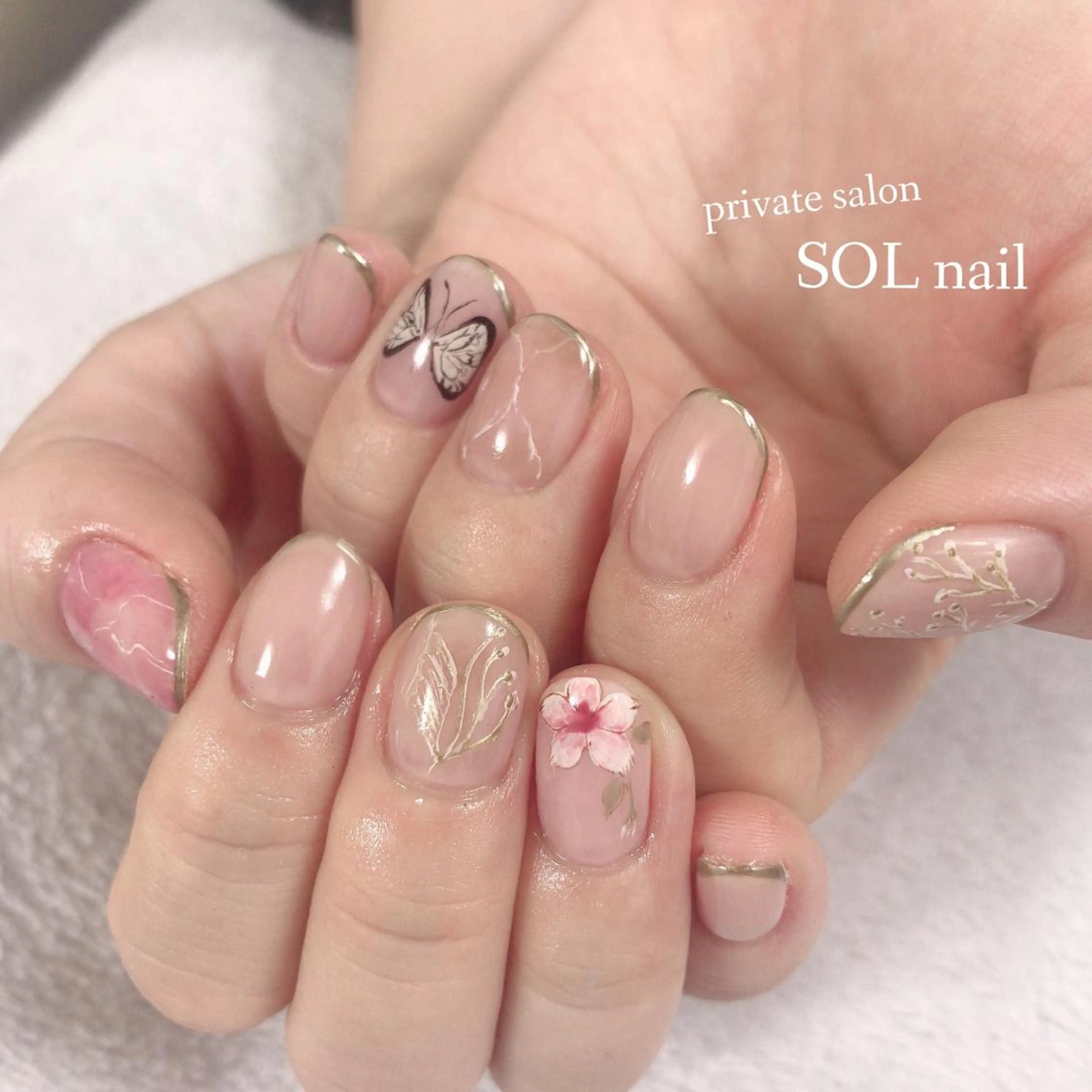 ネイル ハンドネイル SOL NAILのネイルデザイン