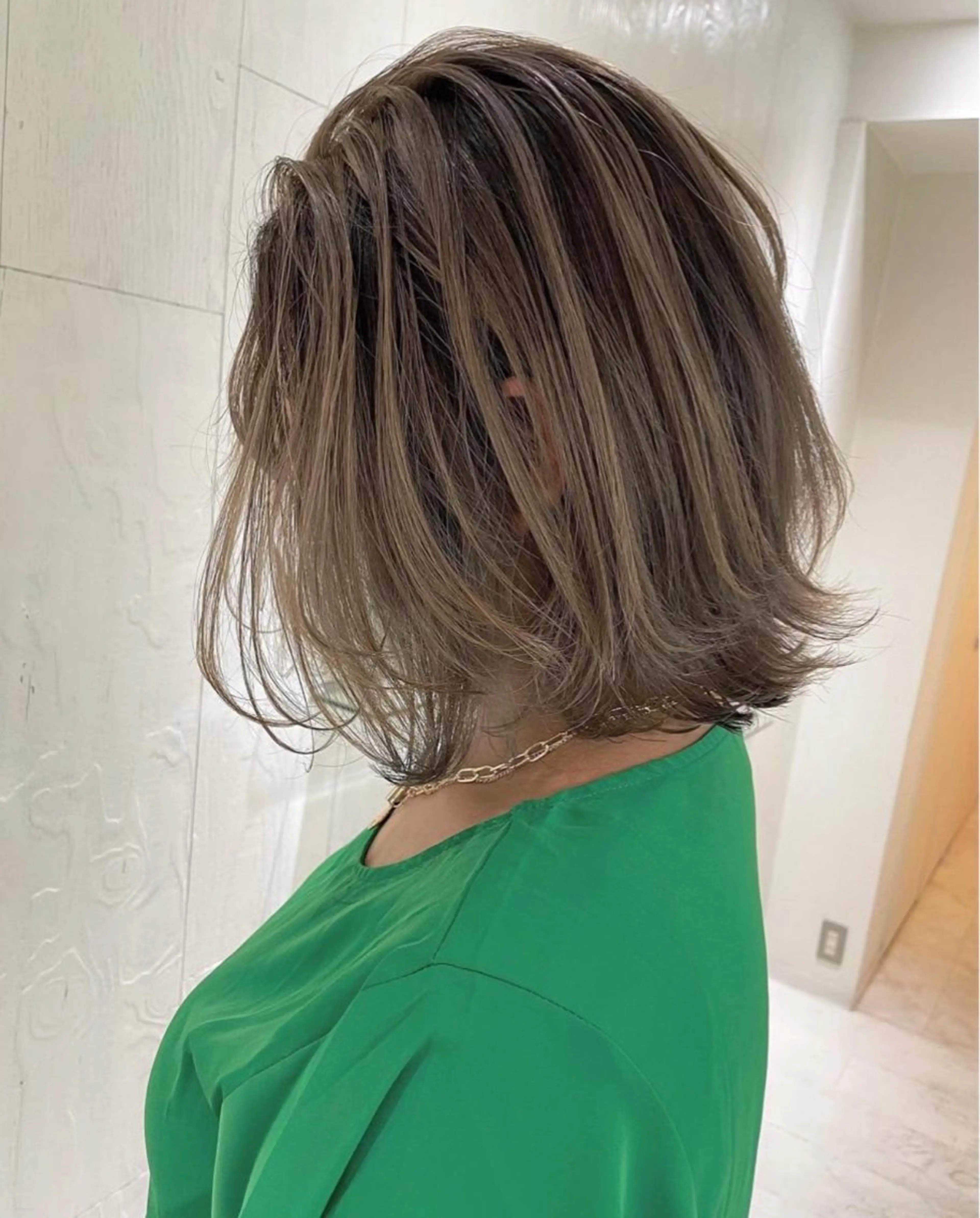 ミディアム カラー レイヤーカット トリートメント ヘアカラー トリートメント 河合秀明/ショート /ボブ/レイヤーのヘアスタイル