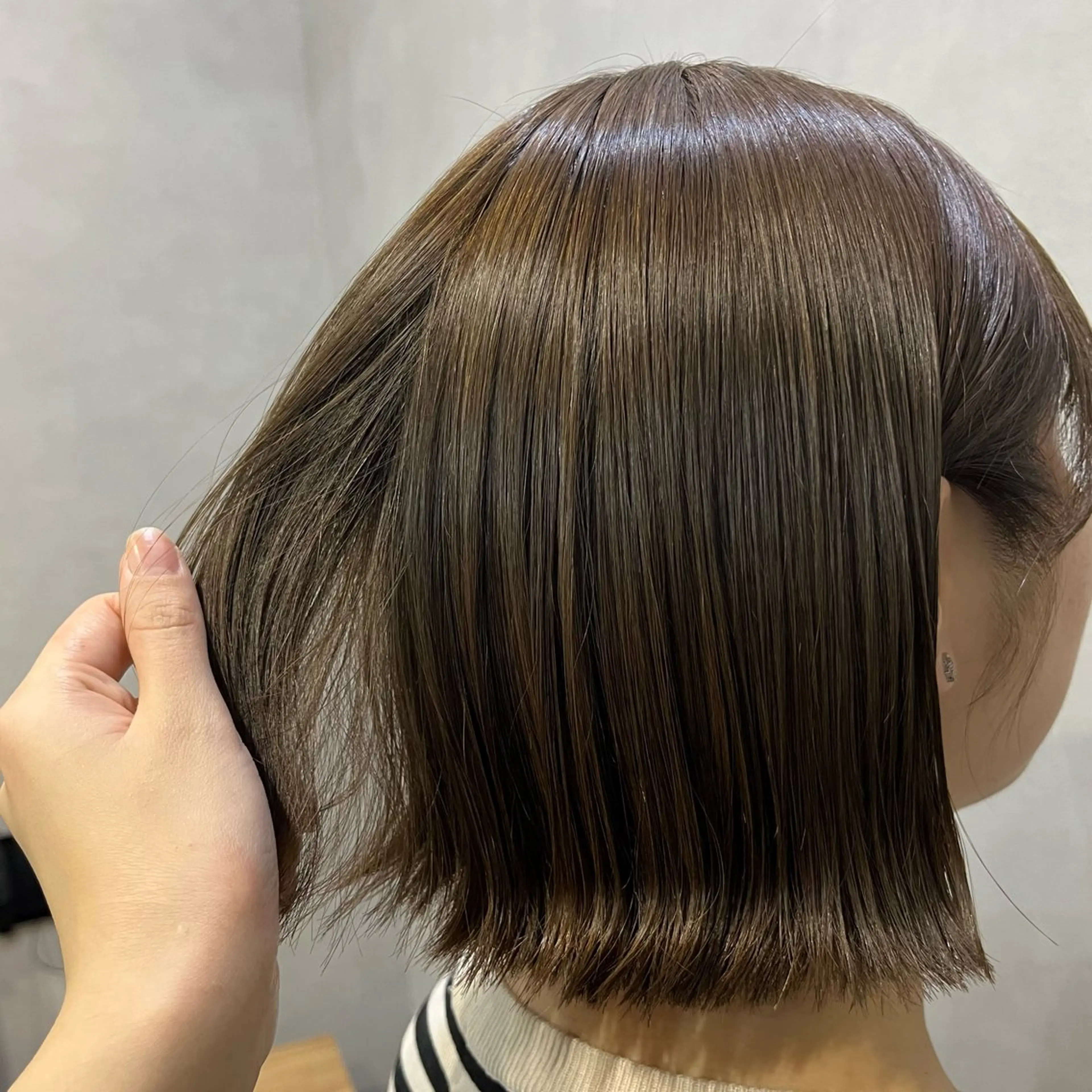 うる艶イノアカラー＋ミルボントリートメントの写真