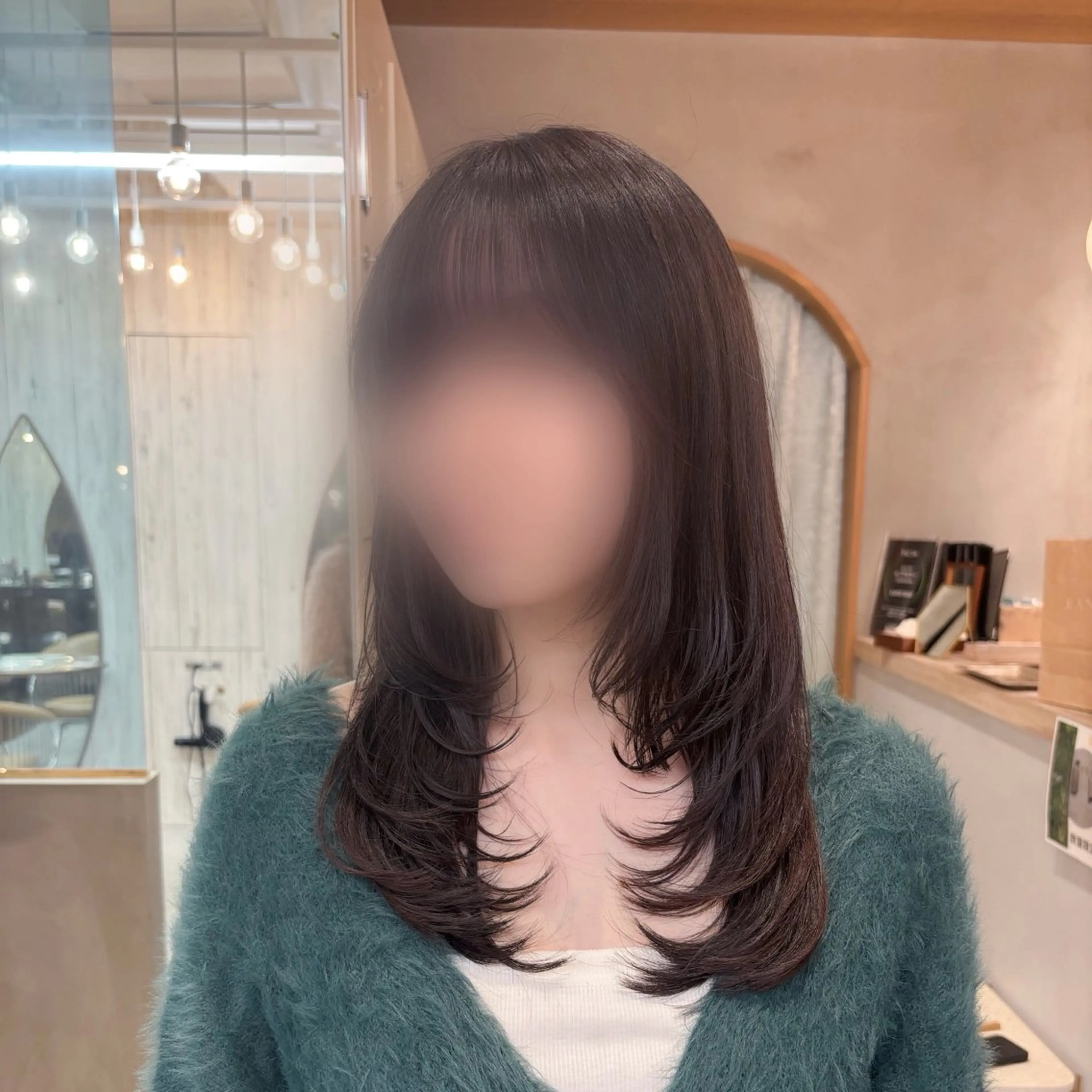 ロング カット トリートメント 韓国レイヤー🇰🇷 /艶カラー💎/月音のヘアスタイル