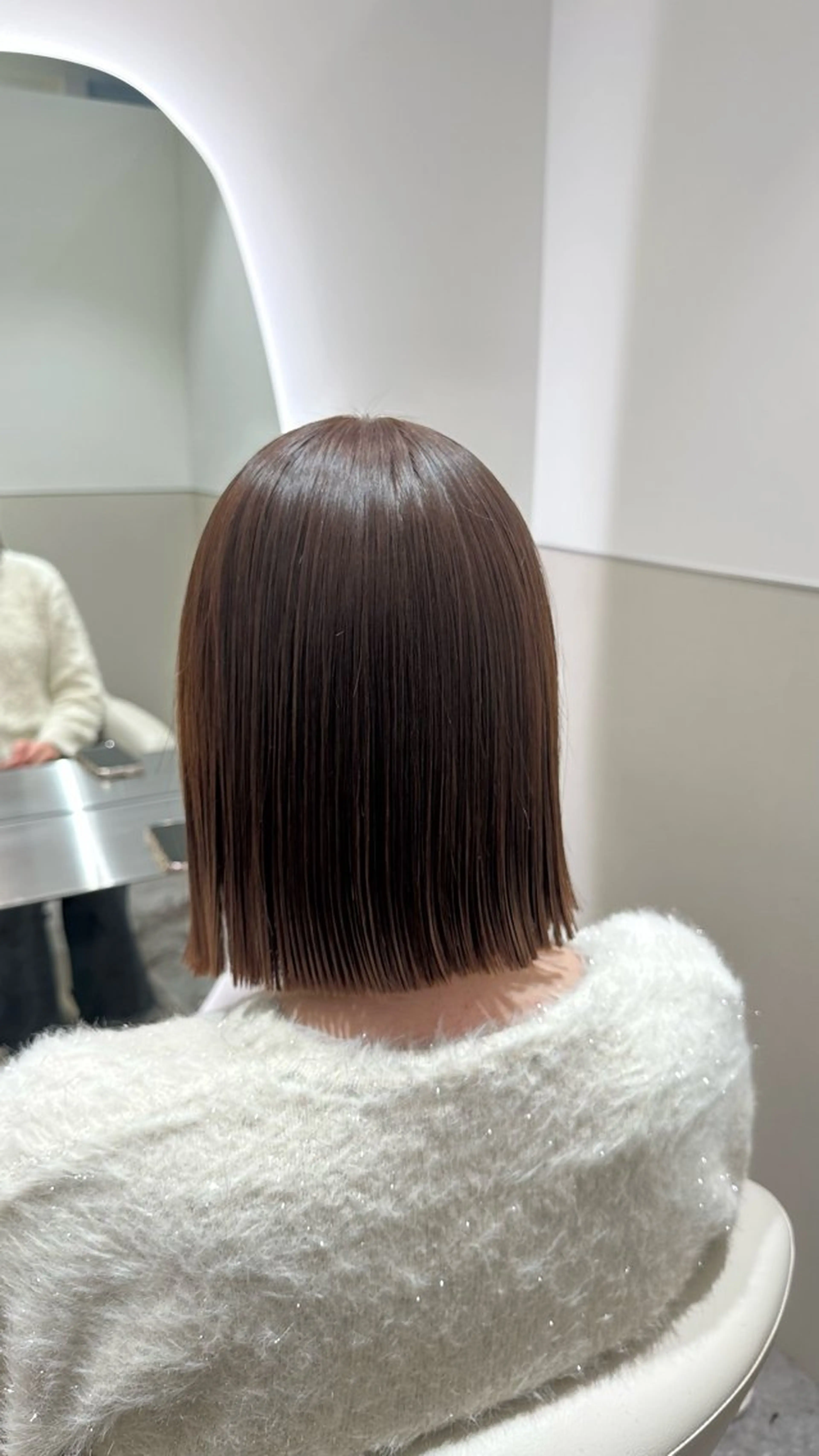 ミディアム ボブ ヘアカラー SALOWIN所属・salowin 谷本のヘアスタイル