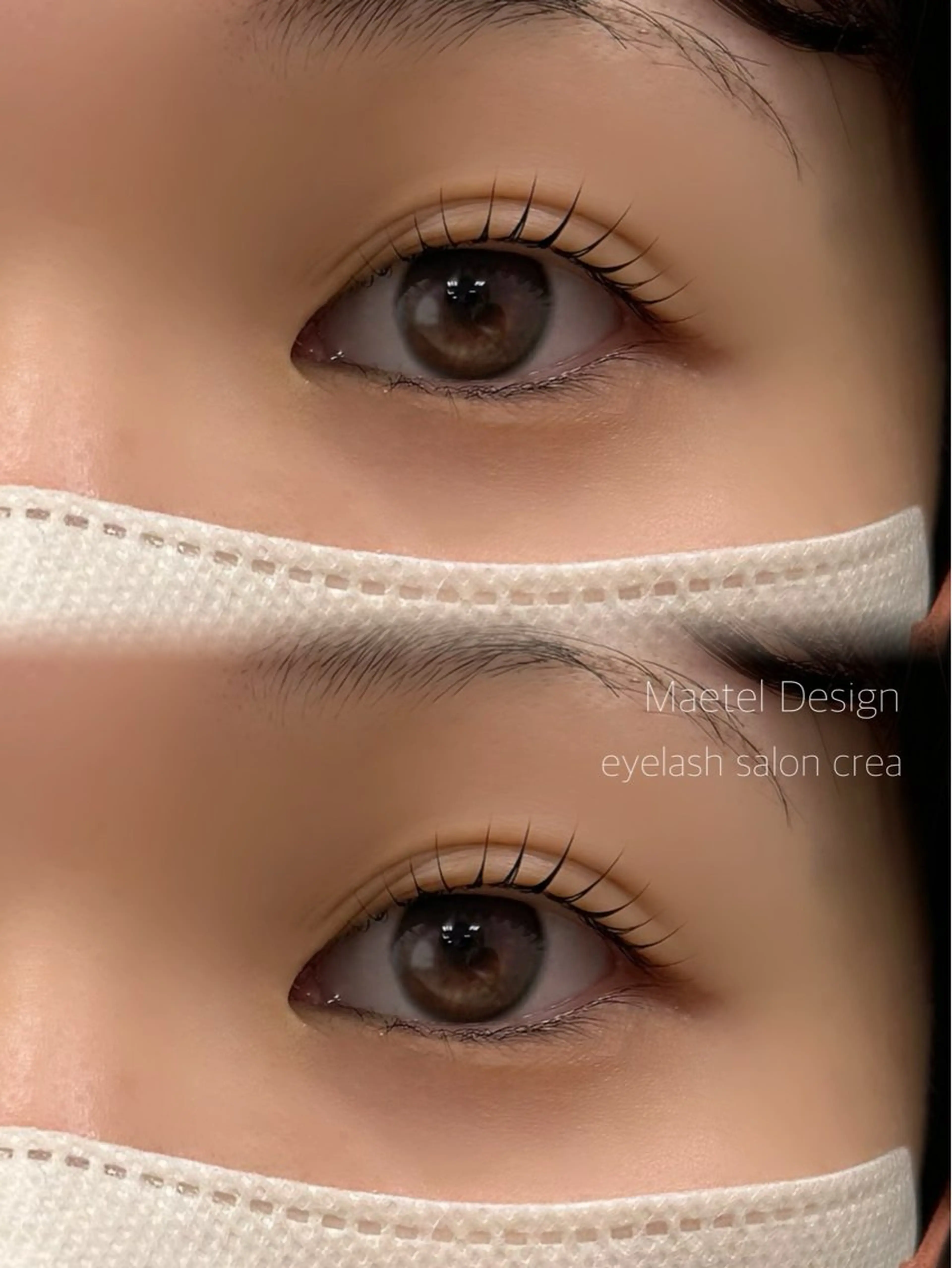 まつ毛パーマ+アイブロウスタイリングの写真