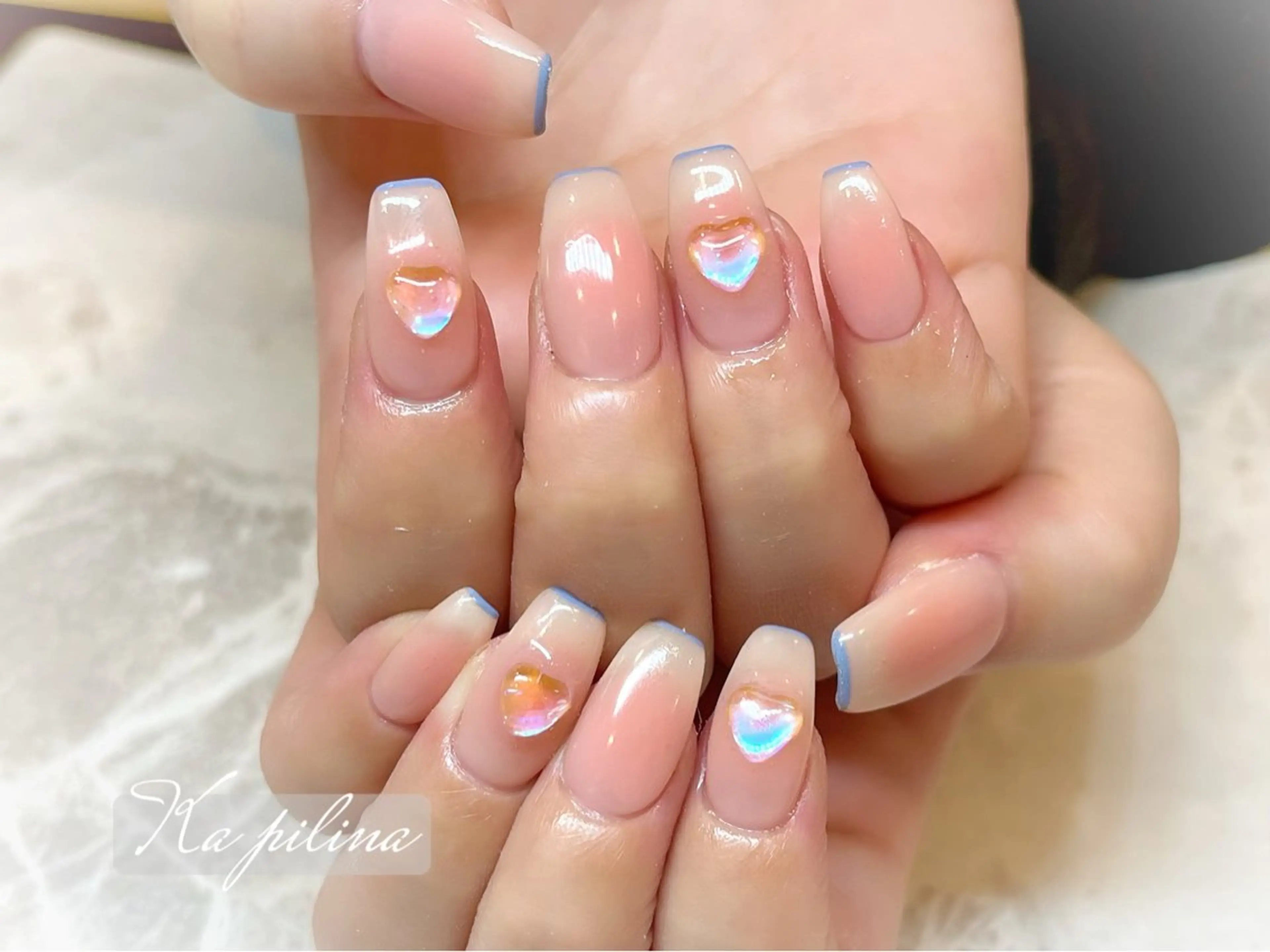 ネイル チークネイル Ka pilina所属・♡プライベートサロン Ka pilina♡のネイルデザイン