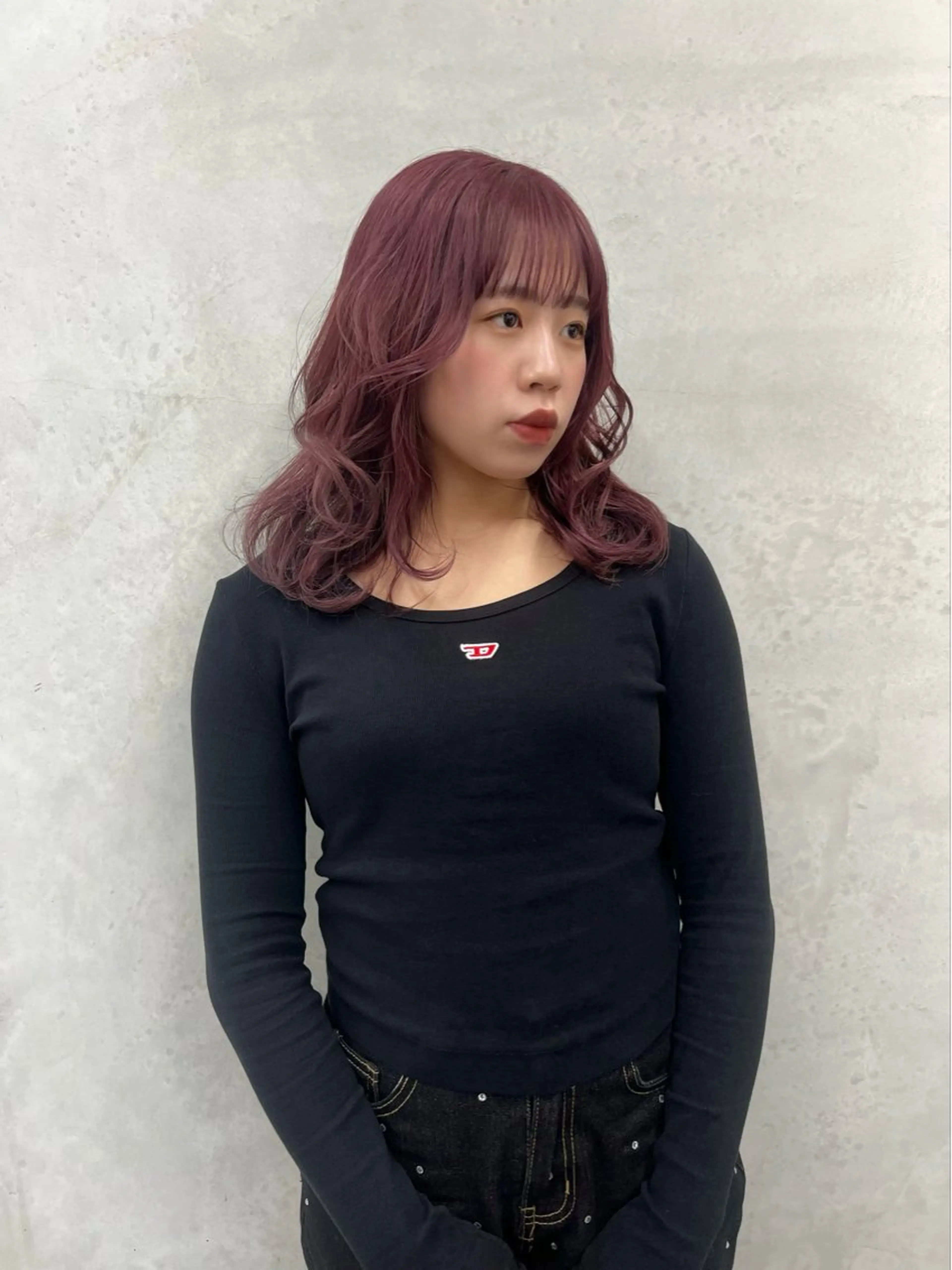 ミディアム 暖色カラー/レイヤー カット☁️MEI☁️のヘアスタイル