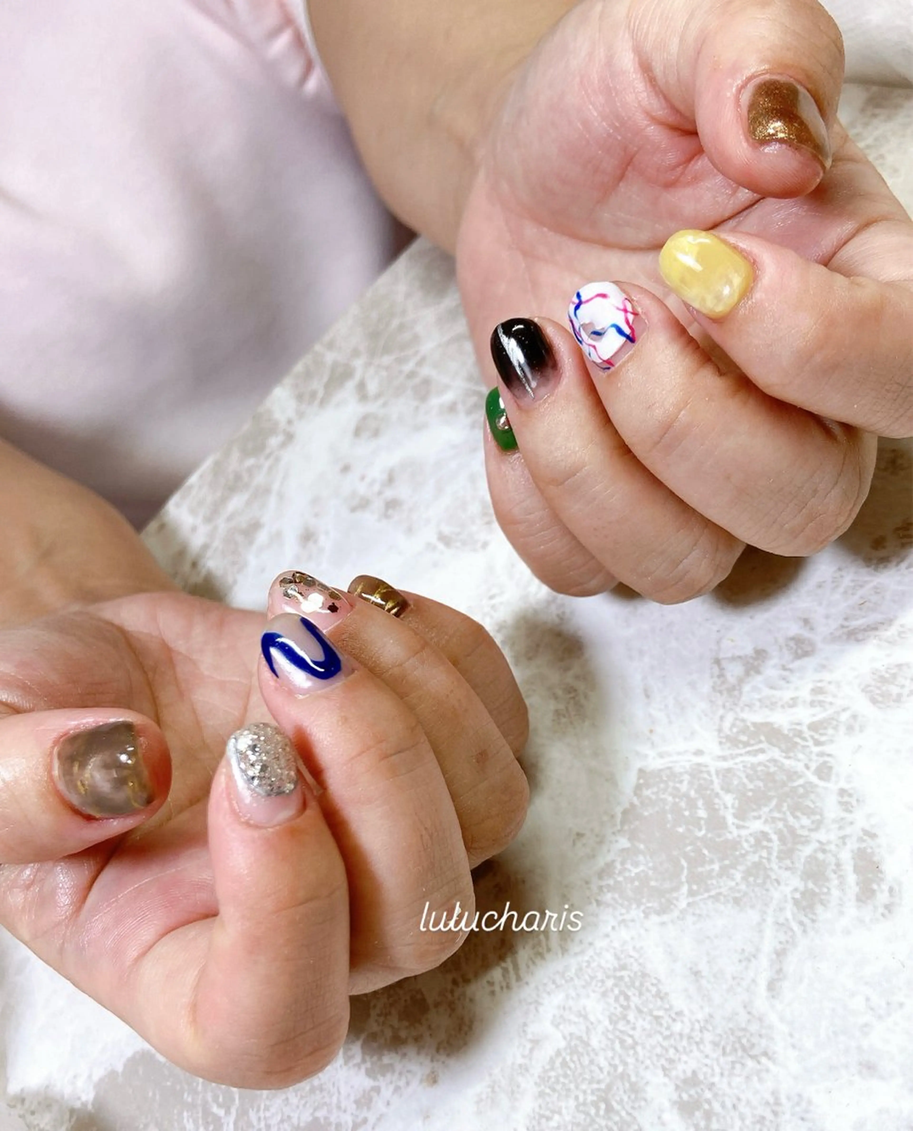 ネイル 持ち込み Lulu charisu所属・lulucharis nailのネイルデザイン