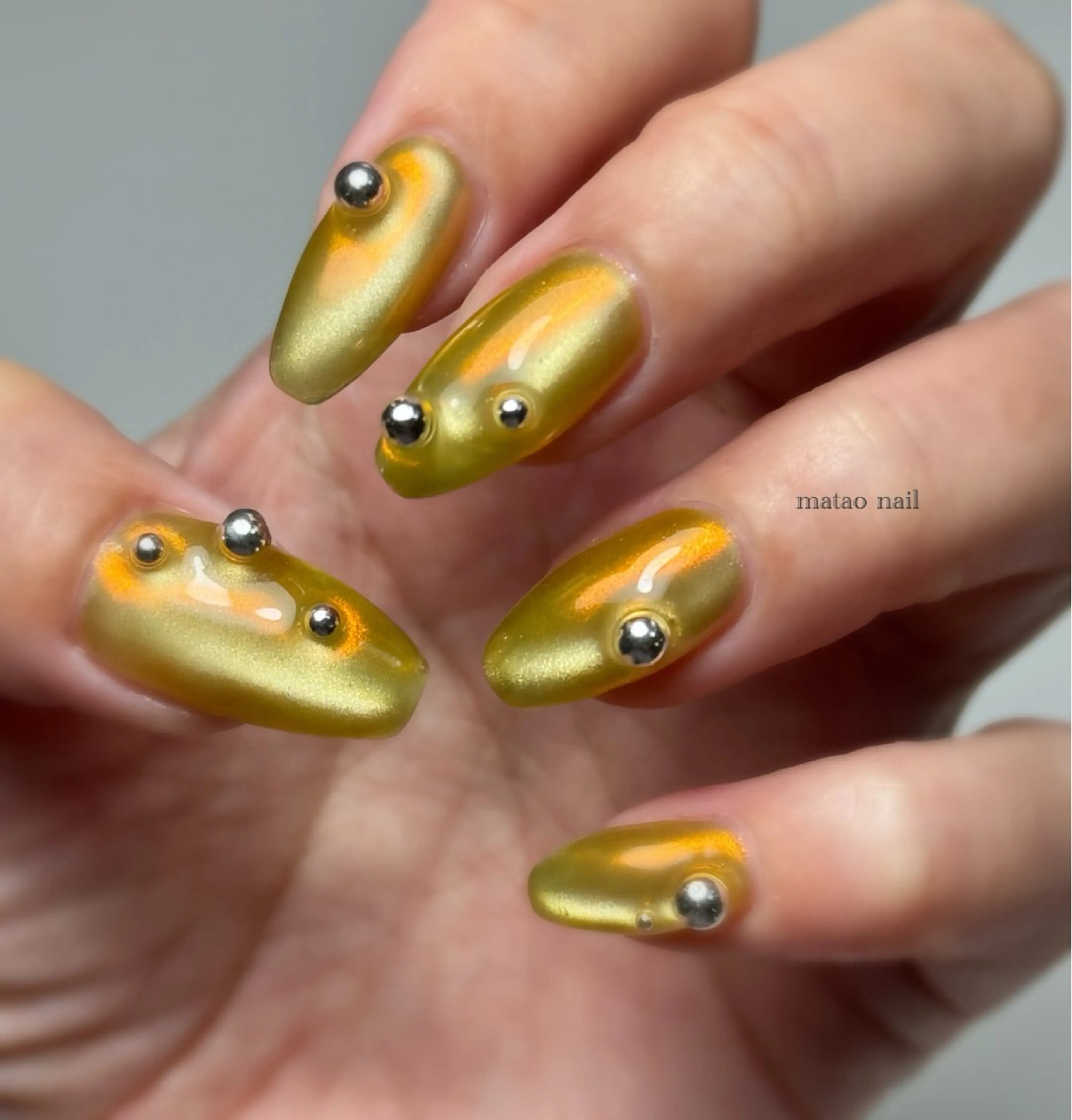 ネイル マグネットネイル ハンドネイル フットネイル matao nailのネイルデザイン